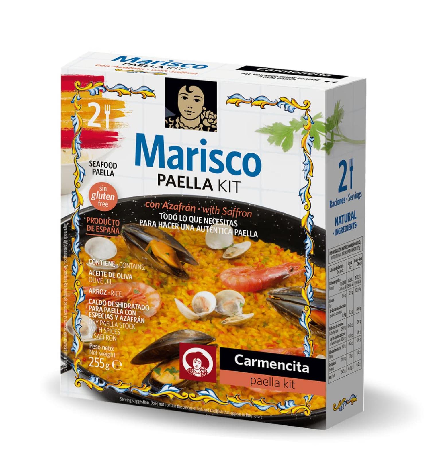 Carmencita Seafood Paella Kit - Makes 2 Portions - Buy Online on GoSupps.com