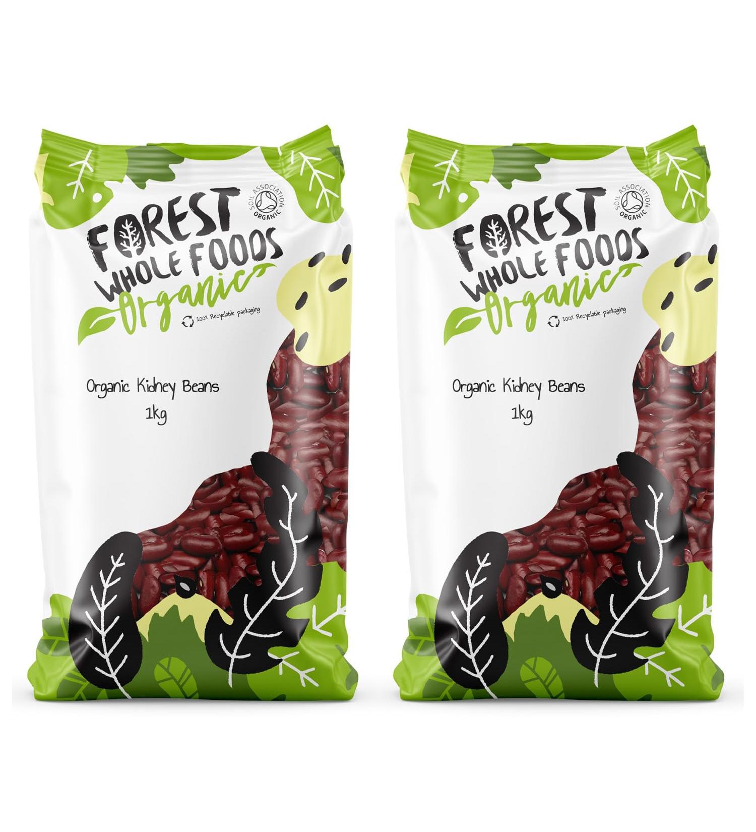 Forest Whole Foods Organic Kidney Beans (2kg)