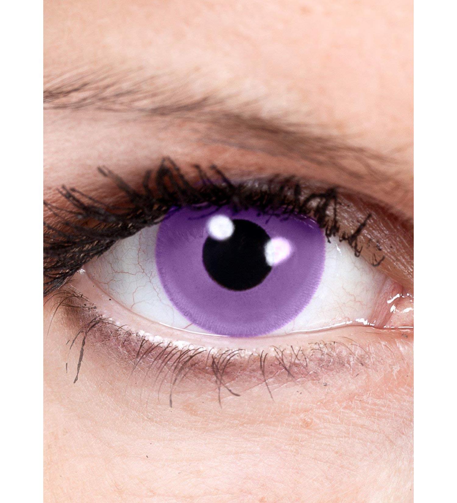 Mystic Violet Contact Lenses - Annual Colored Lenses for Halloween Carnival & Fantasy | No Prescription Needed - Maskworld - Buy Online on GoSupps.com