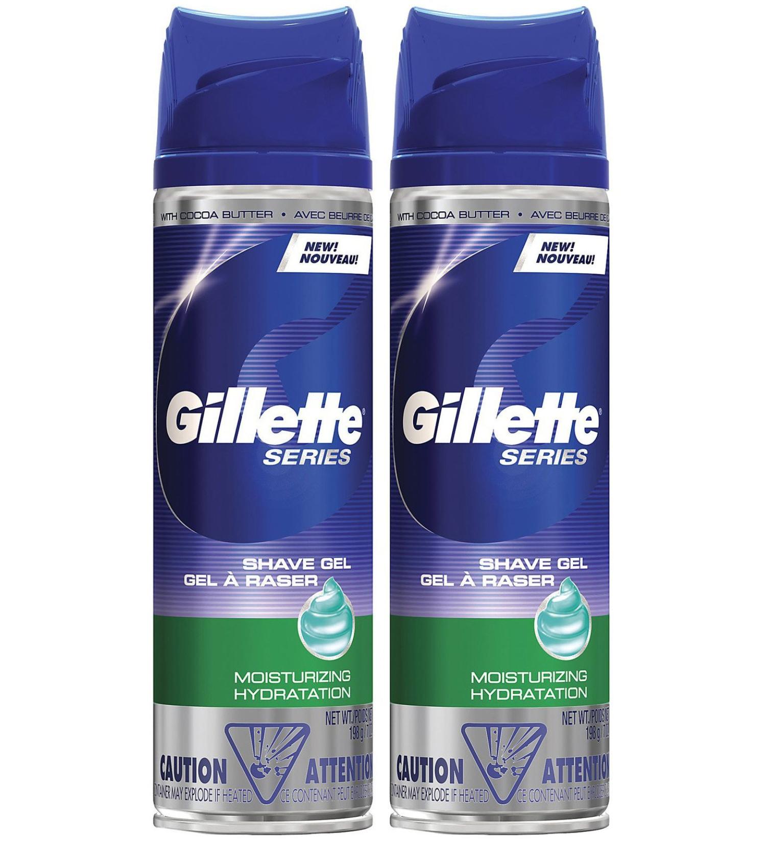 Gillette Series Ultra Moisturizing Shaving Gel - 7 oz - 2 pk