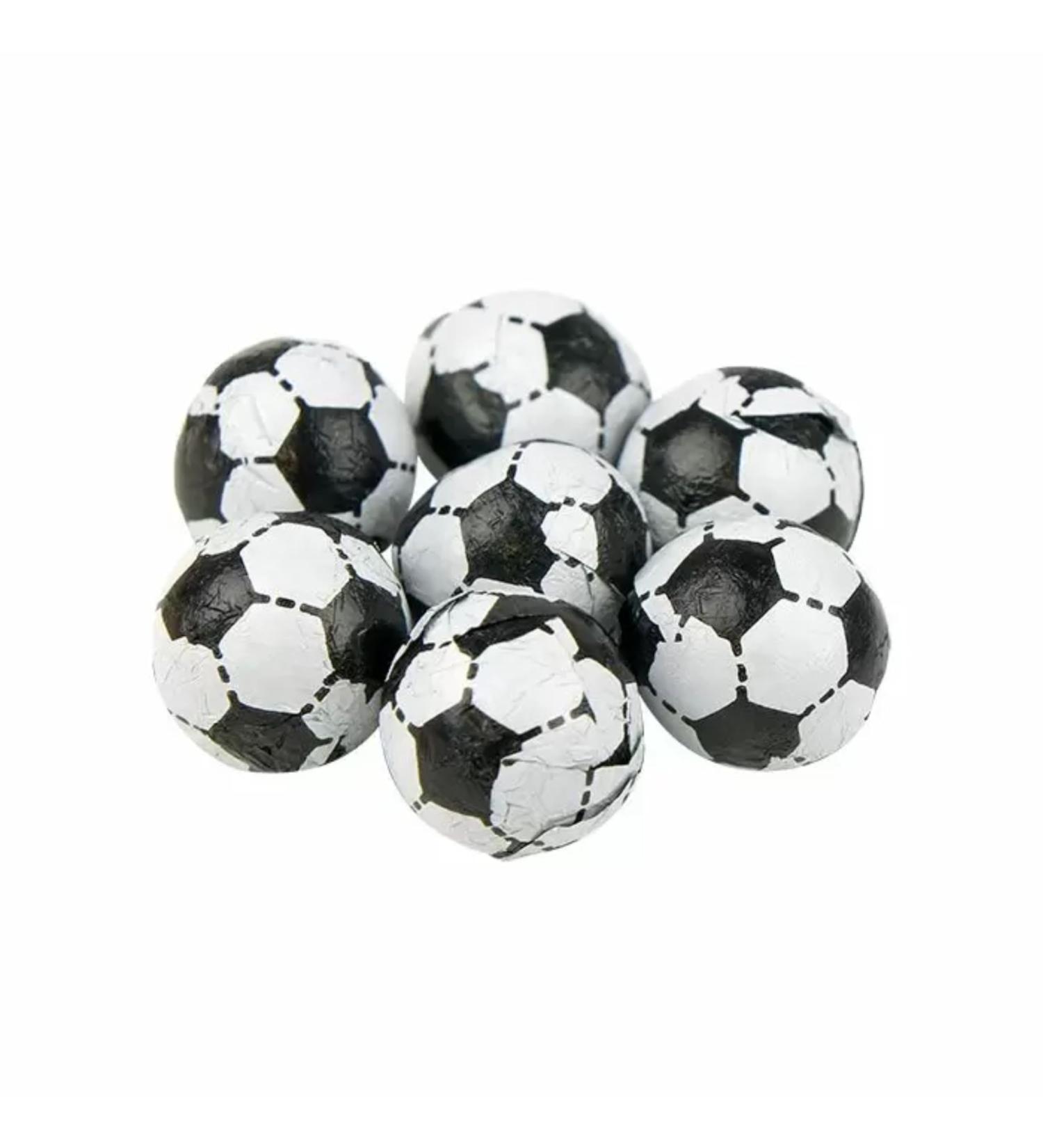 Black & White Chocolate Footballs pack of 100 Chocolate football
