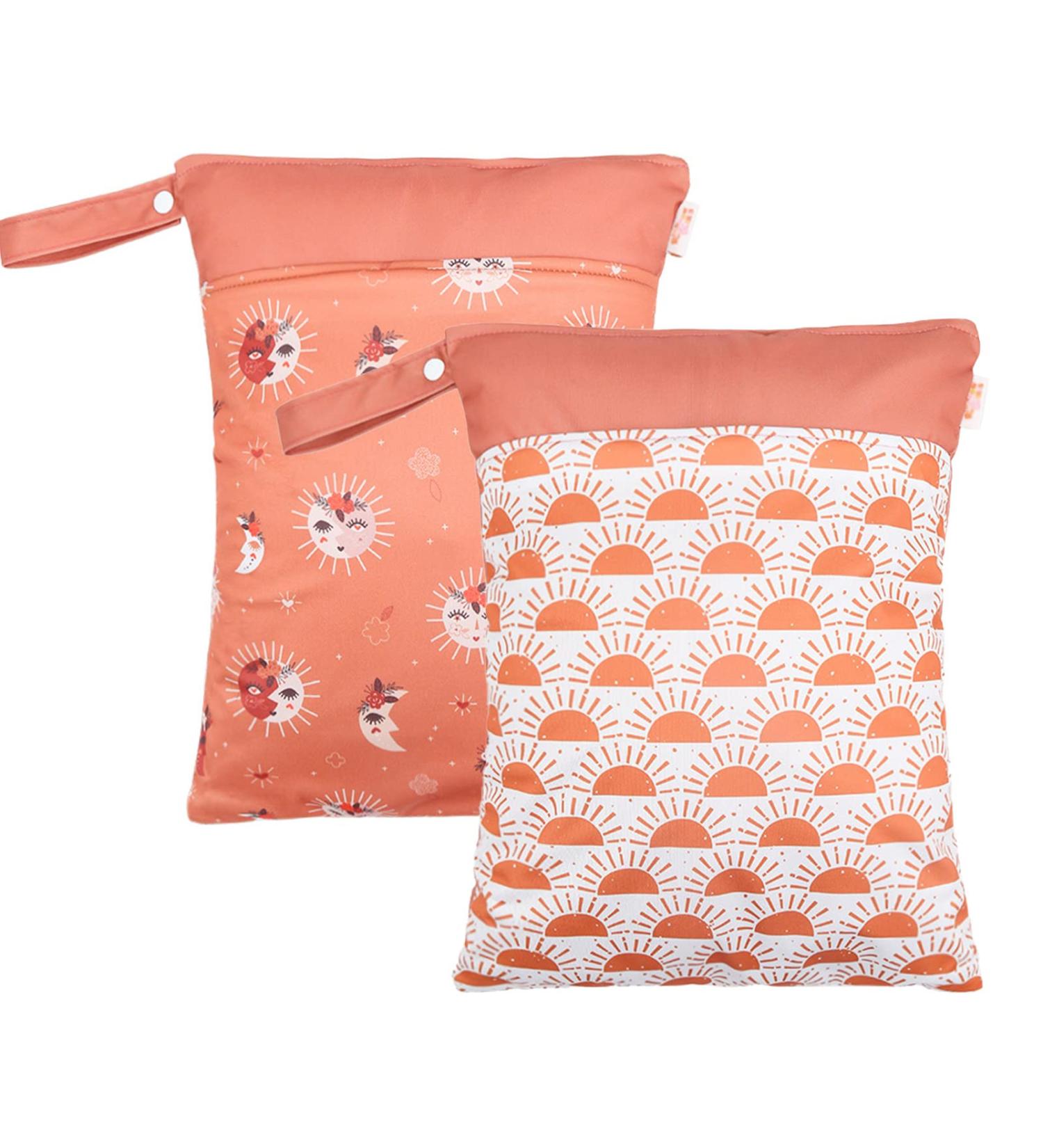 Buy Seaur Dry Wet Bag - Big Baby Diaper Bag for Kindergarten Washable & Reusable Travel Bag for Swimming & Gym - 2 Pieces 30x40cm - Buy Online on GoSupps.com