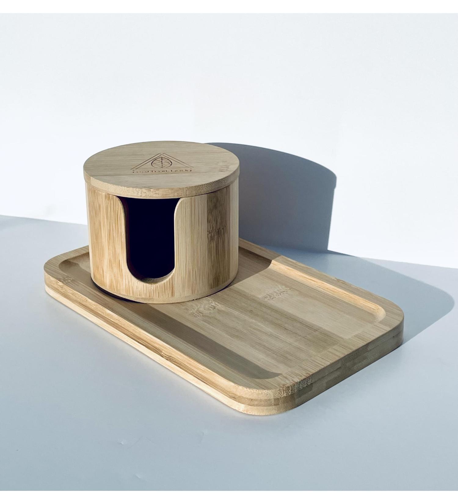 Real Fruit Bamboo Cosmetic Collection Tray | Eco-Friendly & Stylish Organizer for Makeup - International Shipping - Buy Online on GoSupps.com