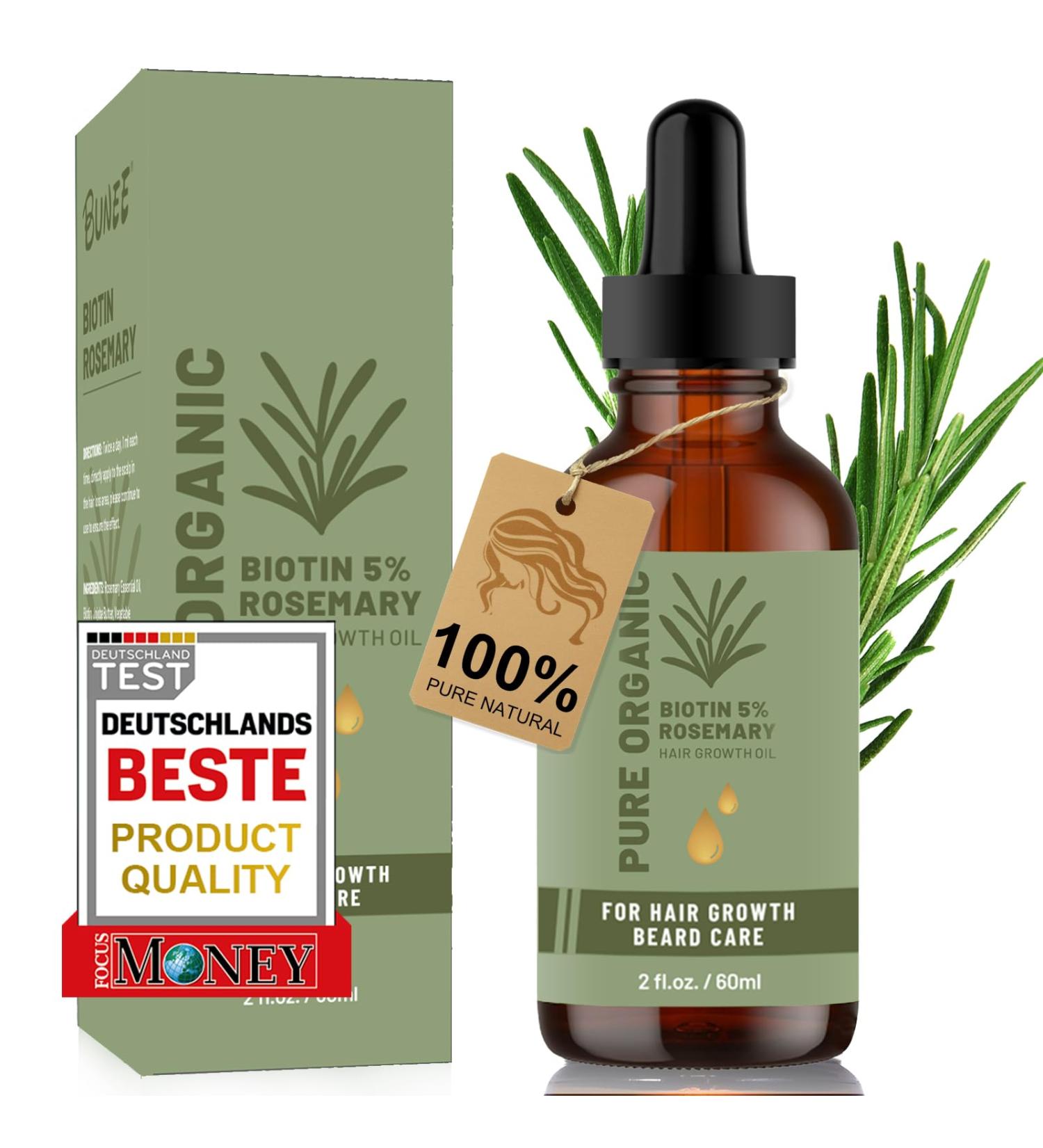 DiviDermy Rosemary Oil for Hair Growth 60 ml Scalp Care Stimulates Hair Growth - Buy Online on GoSupps.com