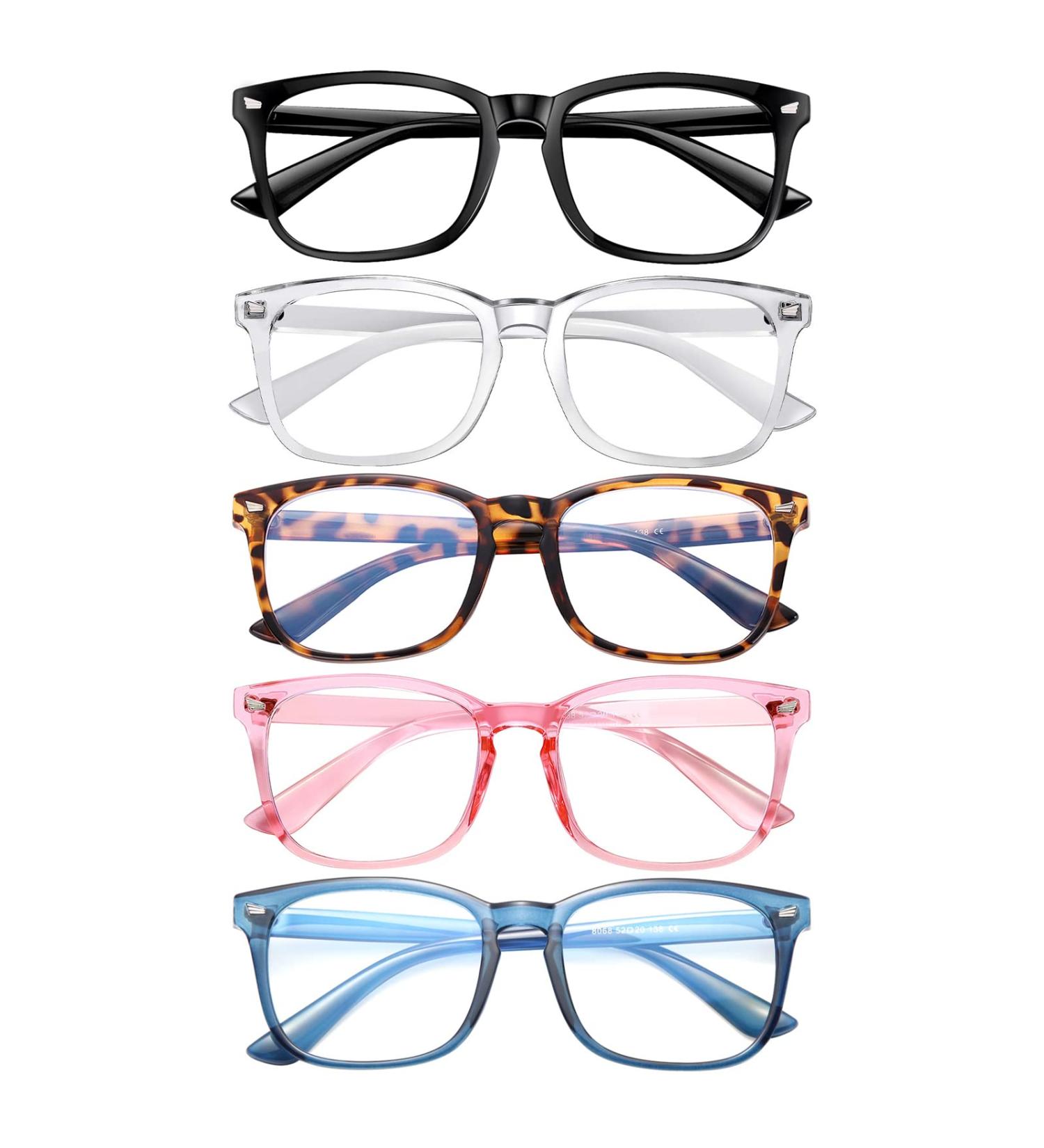 Buy 5 Pack Blue Light Blocking Reading Glasses for Men & Women - Multicolor UV Protection (1.75x - Buy Online on GoSupps.com