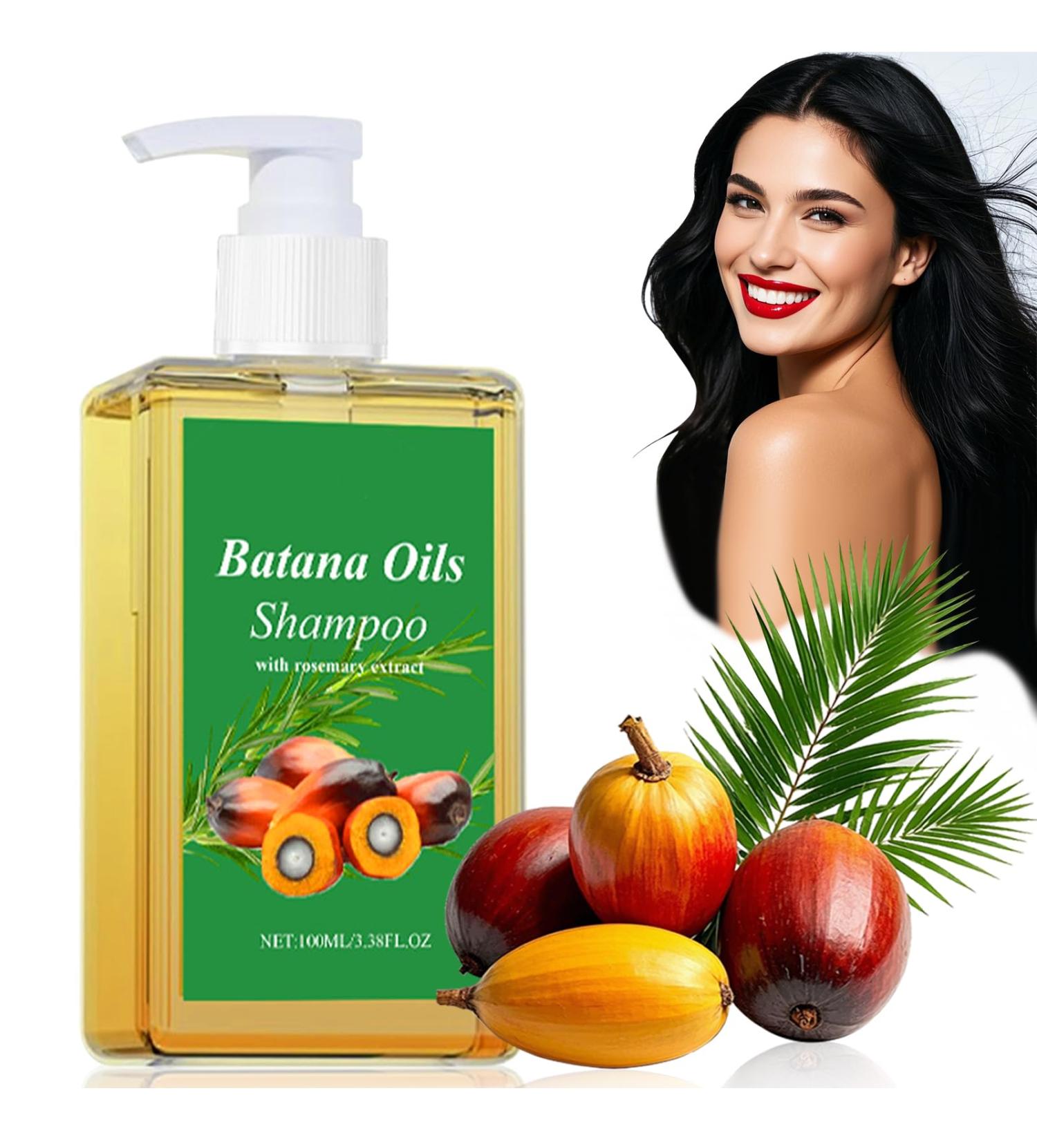 Batana Oil Shampoo Batana Oil Shampoo Batana Shampoo for Hair 100ml Gently Nourishes Hair Smoothes Hair (1 Pcs) - Buy Online on GoSupps.com
