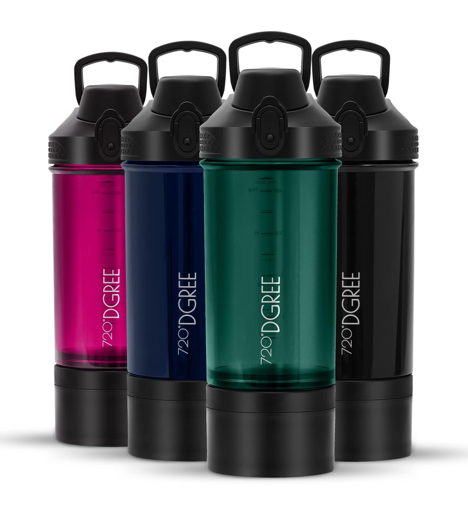 720 DGree Fitness Shaker Ubershaker 550ml - Leakproof BPA-Free Protein Mixer Cup for Creamy Shakes - Premium Gym & Workout Nutrition in Emerald Green - Buy Online on GoSupps.com