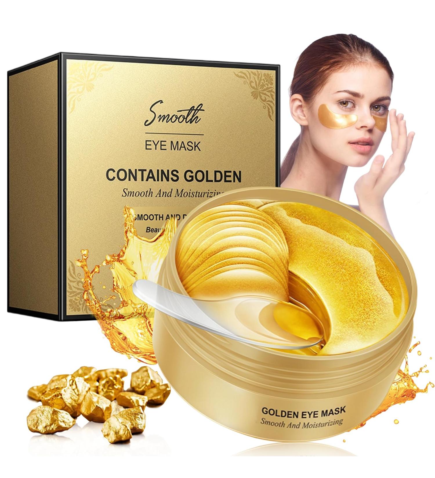 Masque Yeux 60 Pcs Patch Yeux Collag ne en Gel Anti-Cernes et Anti Poches Hydratant et Anti ge Soin Contour des Yeux pour Femmes et Hommes - Buy Online on GoSupps.com