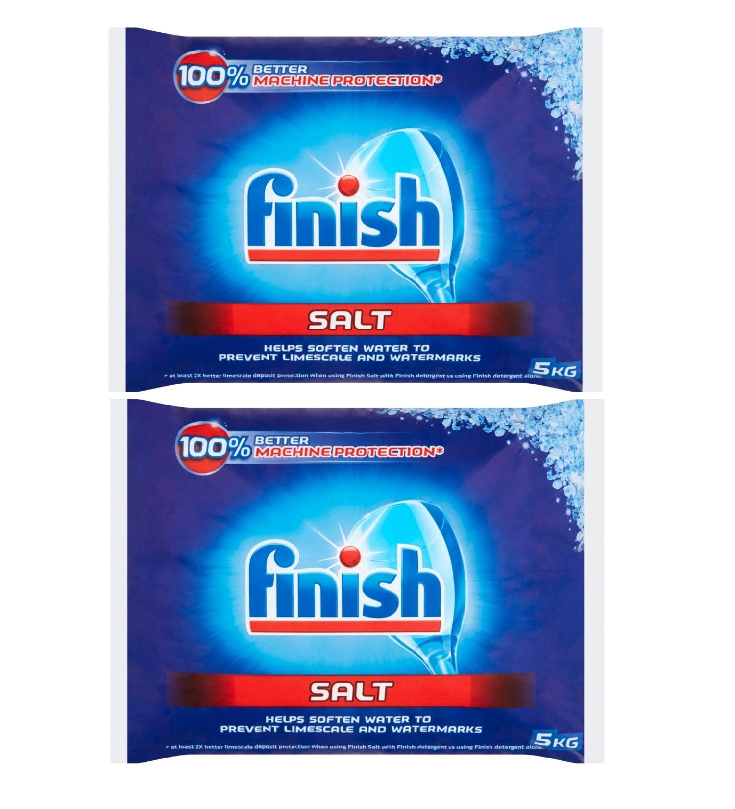 Shop Finish Dishwasher Salt 5 kg - Effective Cleaning & Fast Shipping Worldwide - Buy Online on GoSupps.com