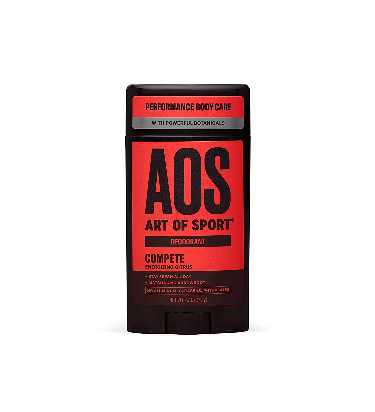 Art of Sport Deodorant Compete Energizing Citrus & Tea Tree - 2.7 Oz - Buy Online on GoSupps.com
