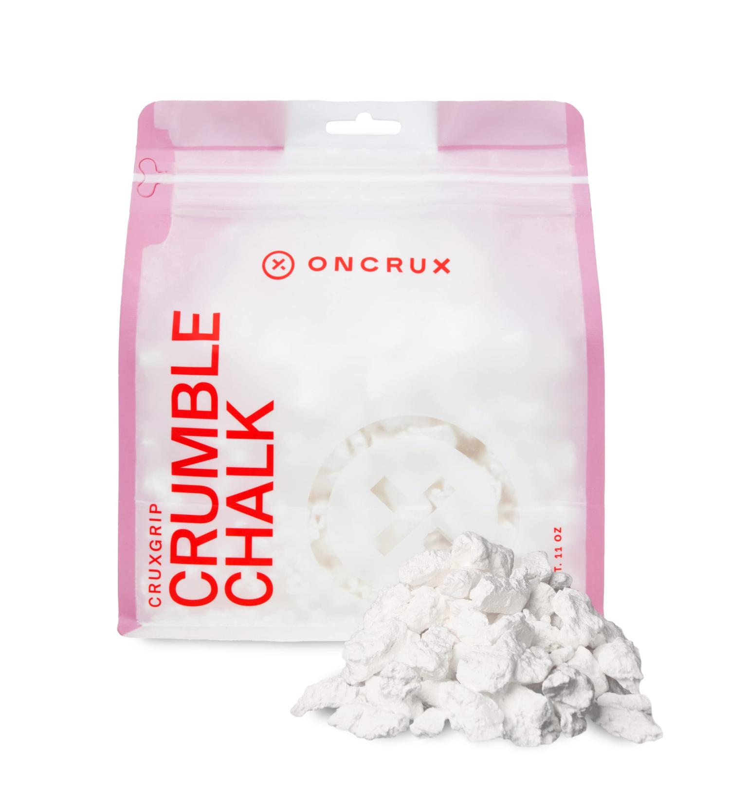 ONCRUX Crumble Chalk - 11 oz. Chunky Rock Climbing Chalk for Professional Weightlifting, Crossfit, Powerlifting - Buy Online on GoSupps.com