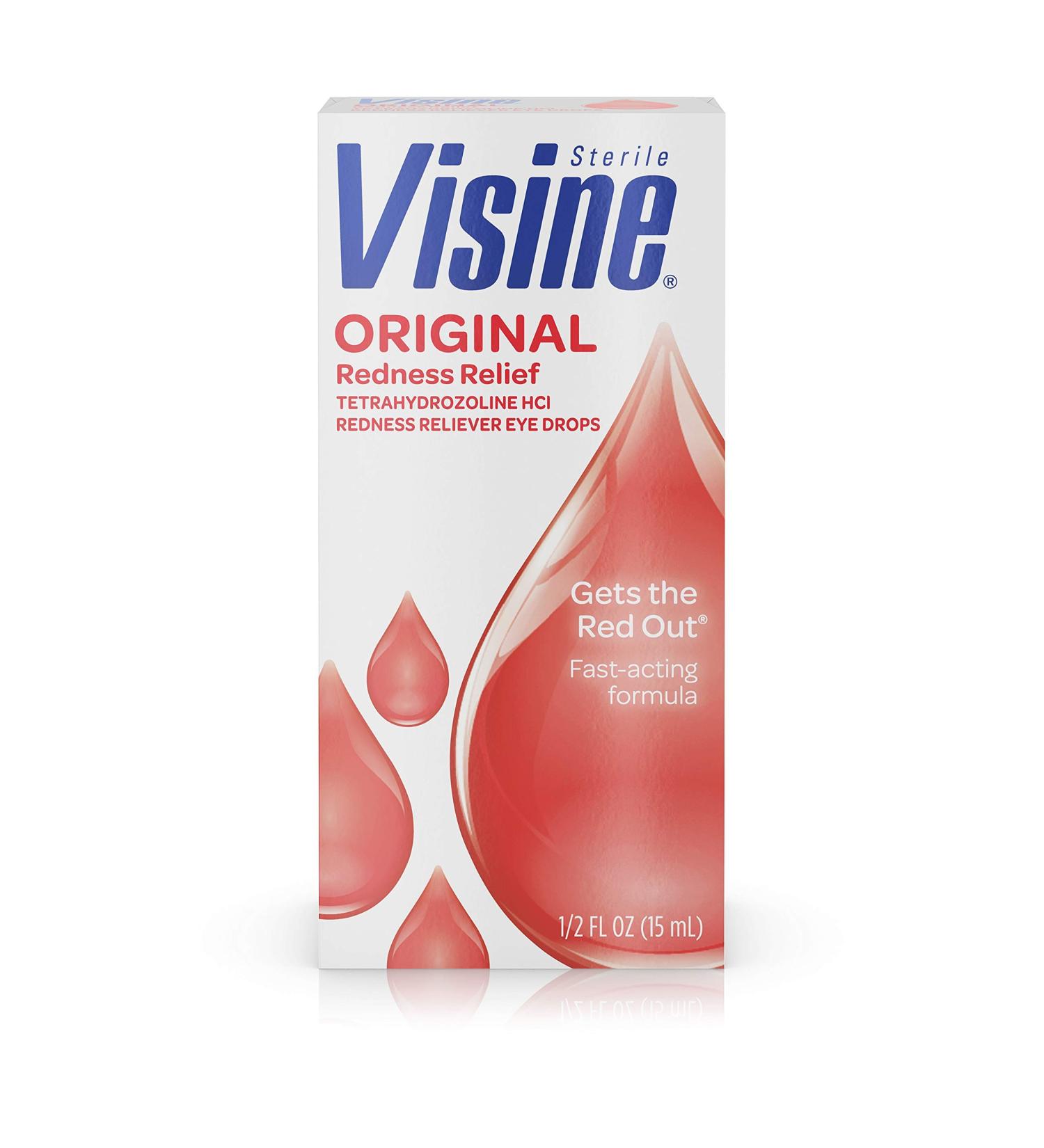 Visine Original Redness Relief Eye Drops | 0.5 Fl. Oz - Buy Online on GoSupps.com