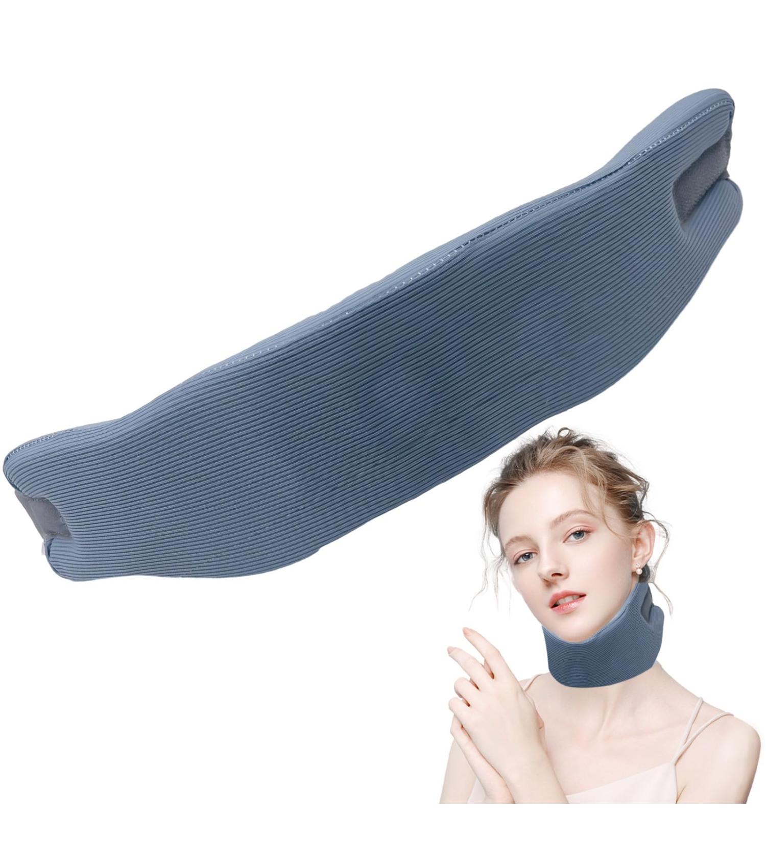 KAZOKO Adjustable Neck Support Collar - Pressure Relief Neck Bandage for Men & Women | Soft Vertebrae Stabilization & Pain Relief - Buy Online on GoSupps.com