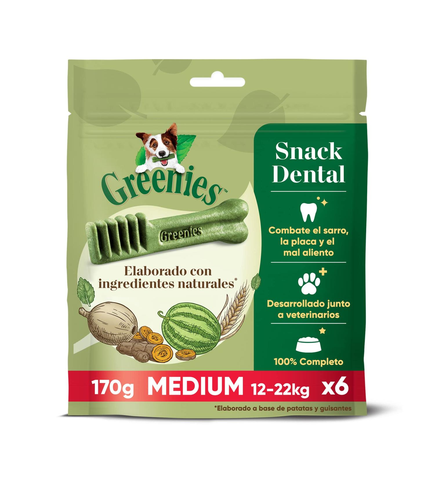 Buy GREENIES Daily Original Medium Dog Treats - Smart Dental Care for Dogs | 36 Chew Toys - International Shipping Available - Buy Online on GoSupps.com