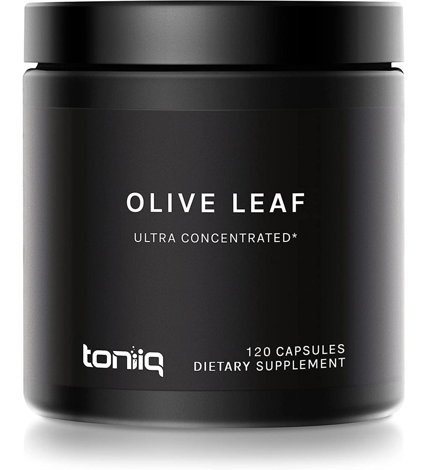 Toniiq Ultra High Strength Olive Leaf Extract | 120 Capsules for Immune Support - Buy Online on GoSupps.com