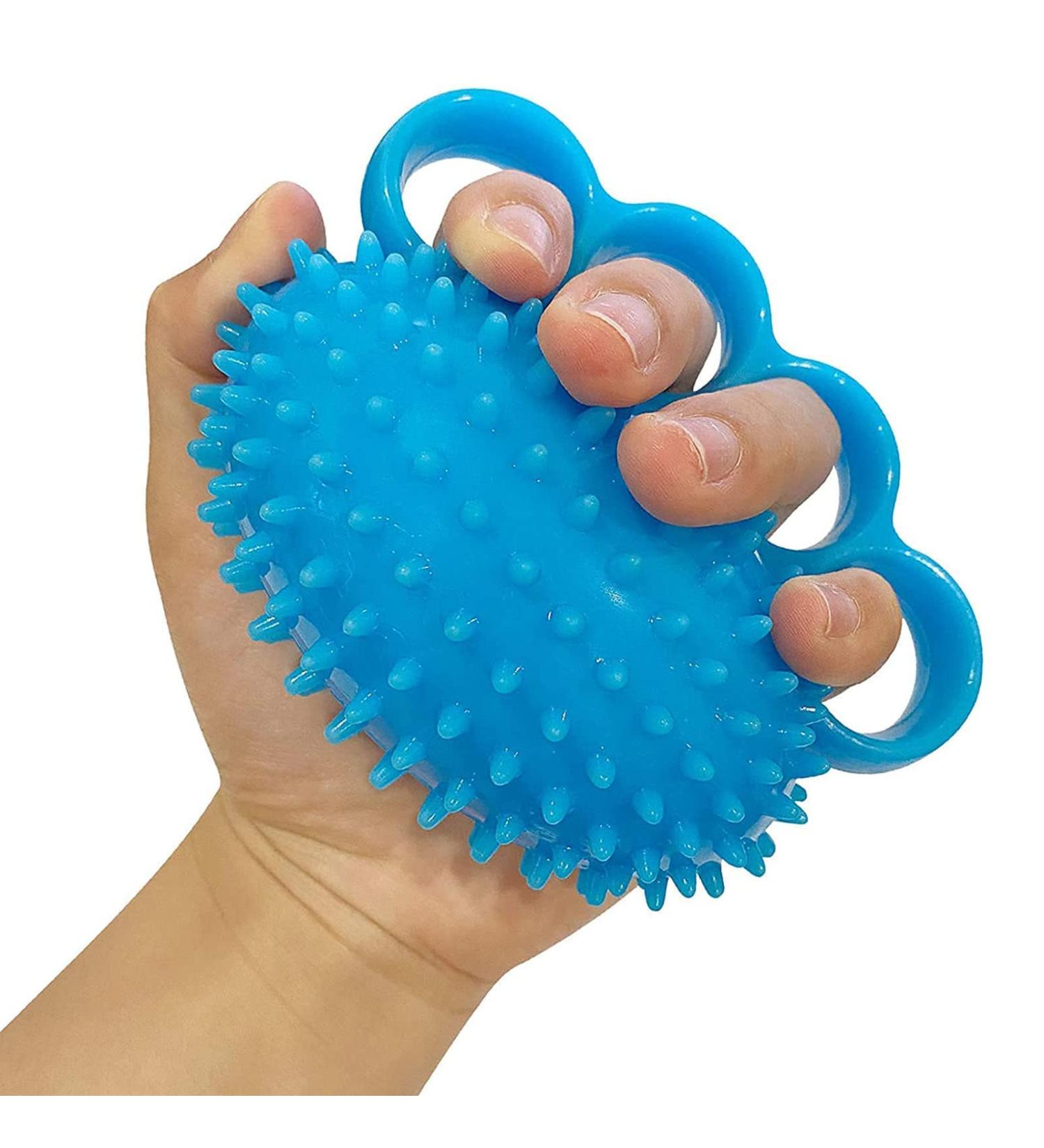 ZZBB Finger Grip Ball Finger Exerciser Squeeze Stress Balls for Hand Therapy Grip Ball Strength Training for Athletes Musicians Physical Rehabilitation - Buy Online on GoSupps.com