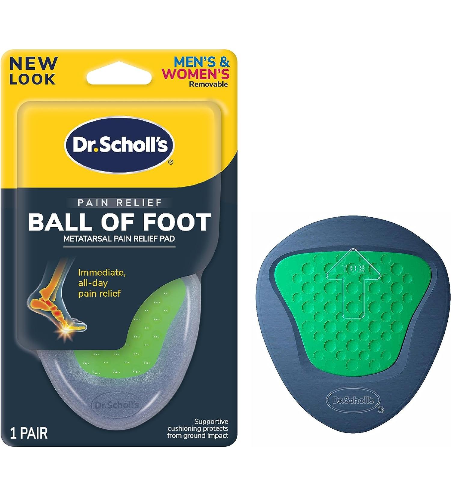 Dr. Scholl's Ball of Foot Pain Relief Orthotics - All-Day Comfort & Pressure Relief - Buy Online on GoSupps.com