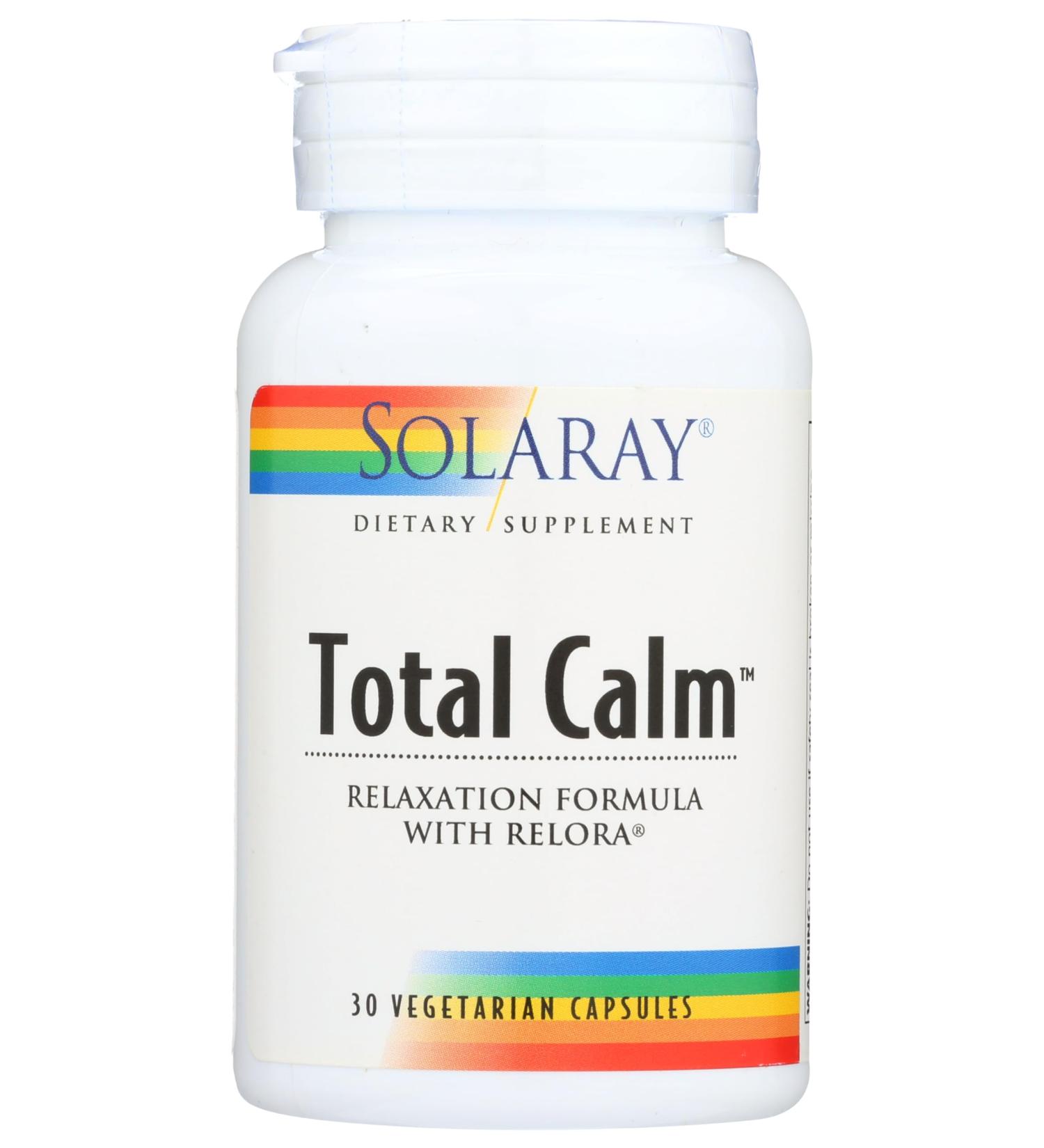 Solaray Total Calm VCapsules 30 Count - Buy Online on GoSupps.com