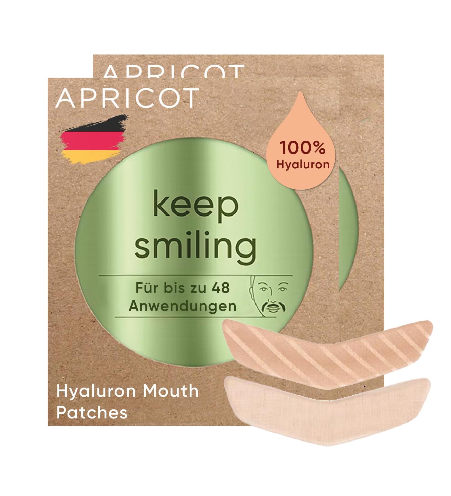 Apricot Beauty Keep Smiling Fold Patch for Nasolabial Folds | Anti-Wrinkle Facial Patches with Hyaluron | 48 Pcs | Smooth Lip Folds & Reduce Fine Lines - Buy Online on GoSupps.com
