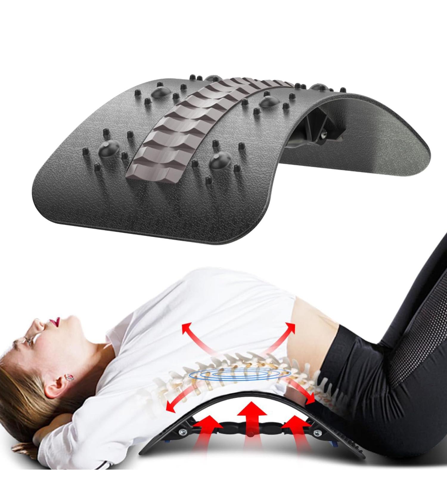 Alouweekuky Back Extension Trainer | Rotary Adjustment Back Stretcher for Pain Relief - Perfect Gift for Neck & Lumbar Spine Support - Buy Online on GoSupps.com