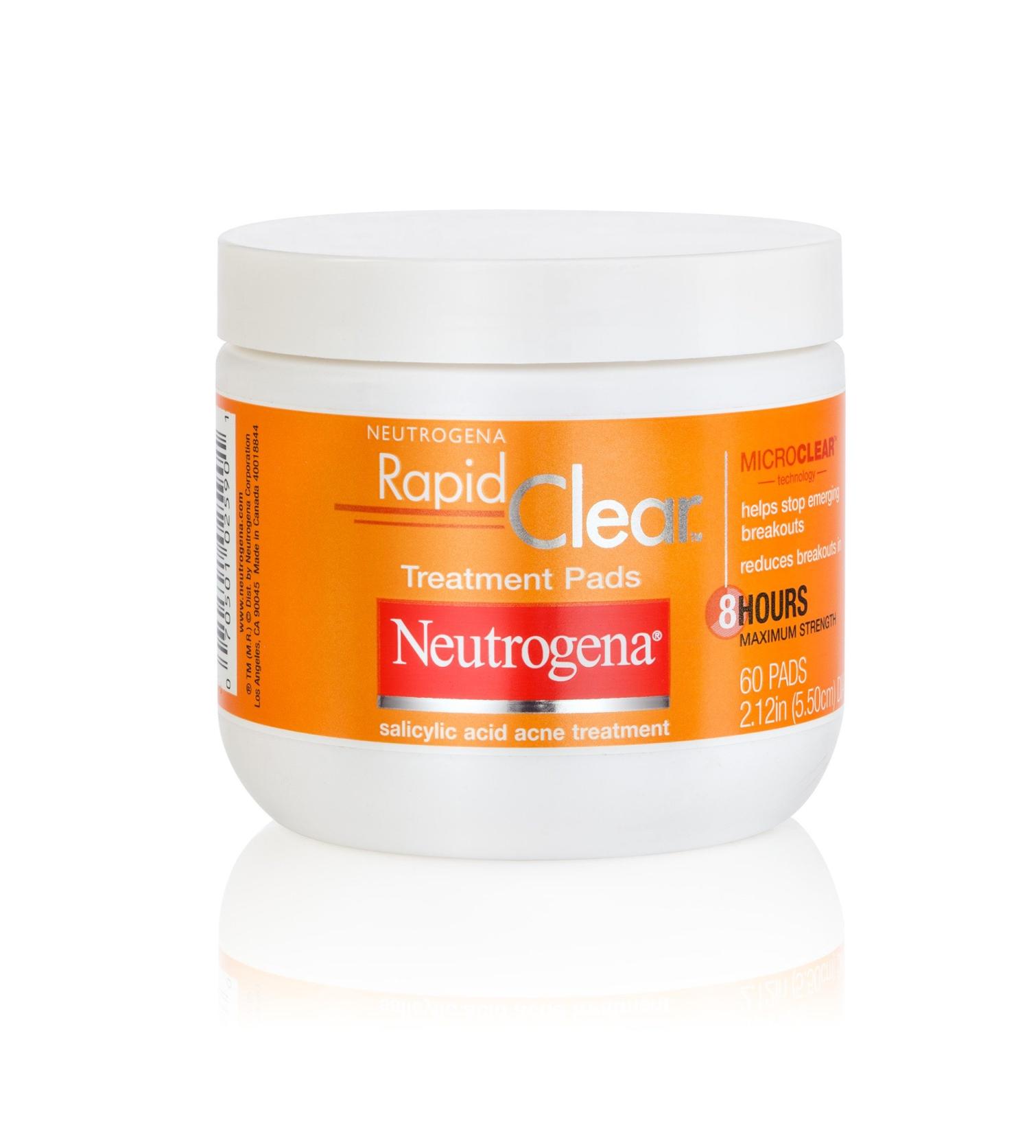 Neutrogena Rapid Clear Treatment Pads 60 Count (Pack of 3)