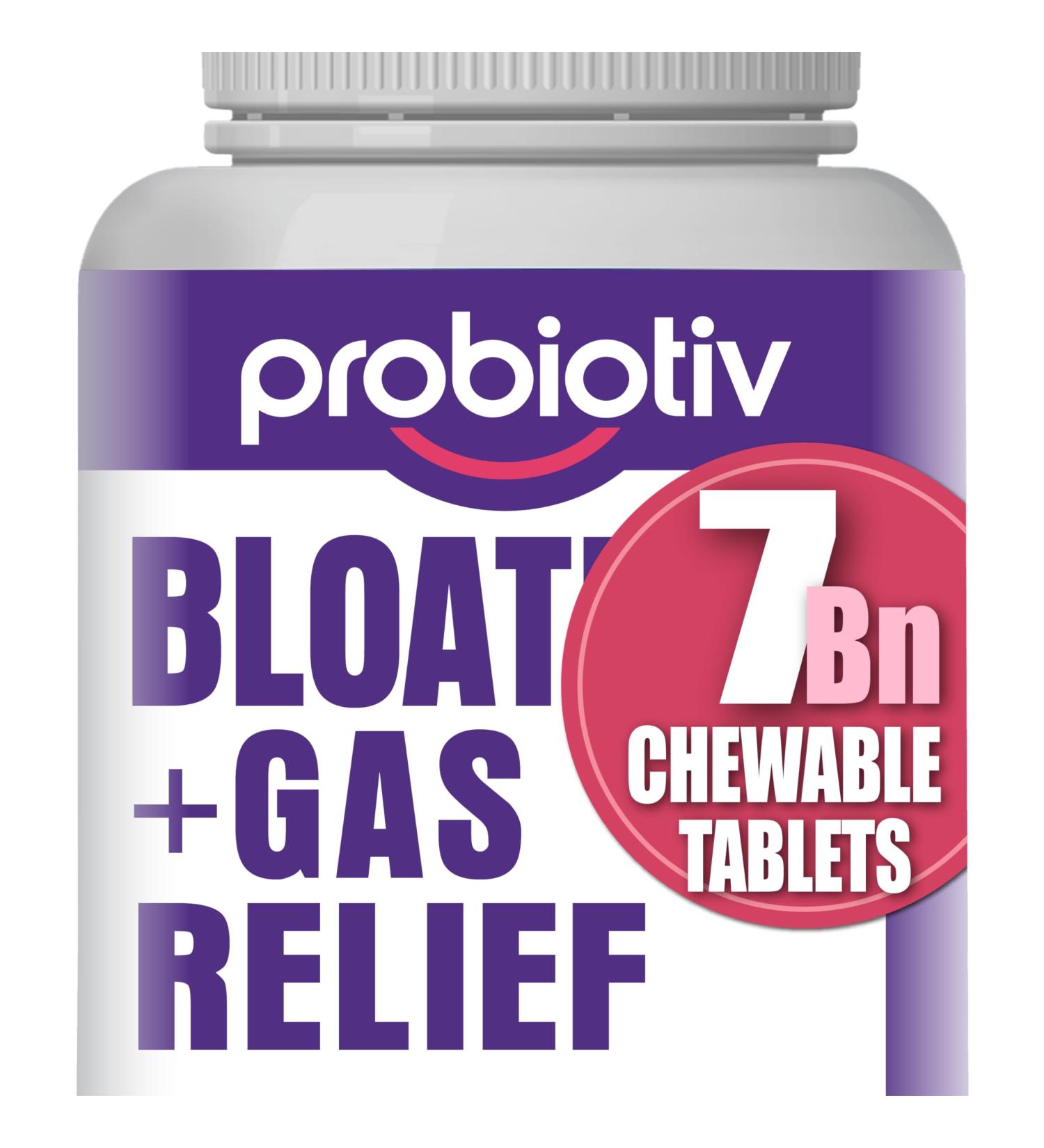 Gas & Bloating Support for Women and Men 7 Billion CFU Chewable Probiotics & Lactobacillus Reuteri Daily Digestive Enzymes for Occasional Bloating Gut Comfort & Digestive Health Strawberry 30 Count (Pack of 1) - Buy Online on GoSupps.com