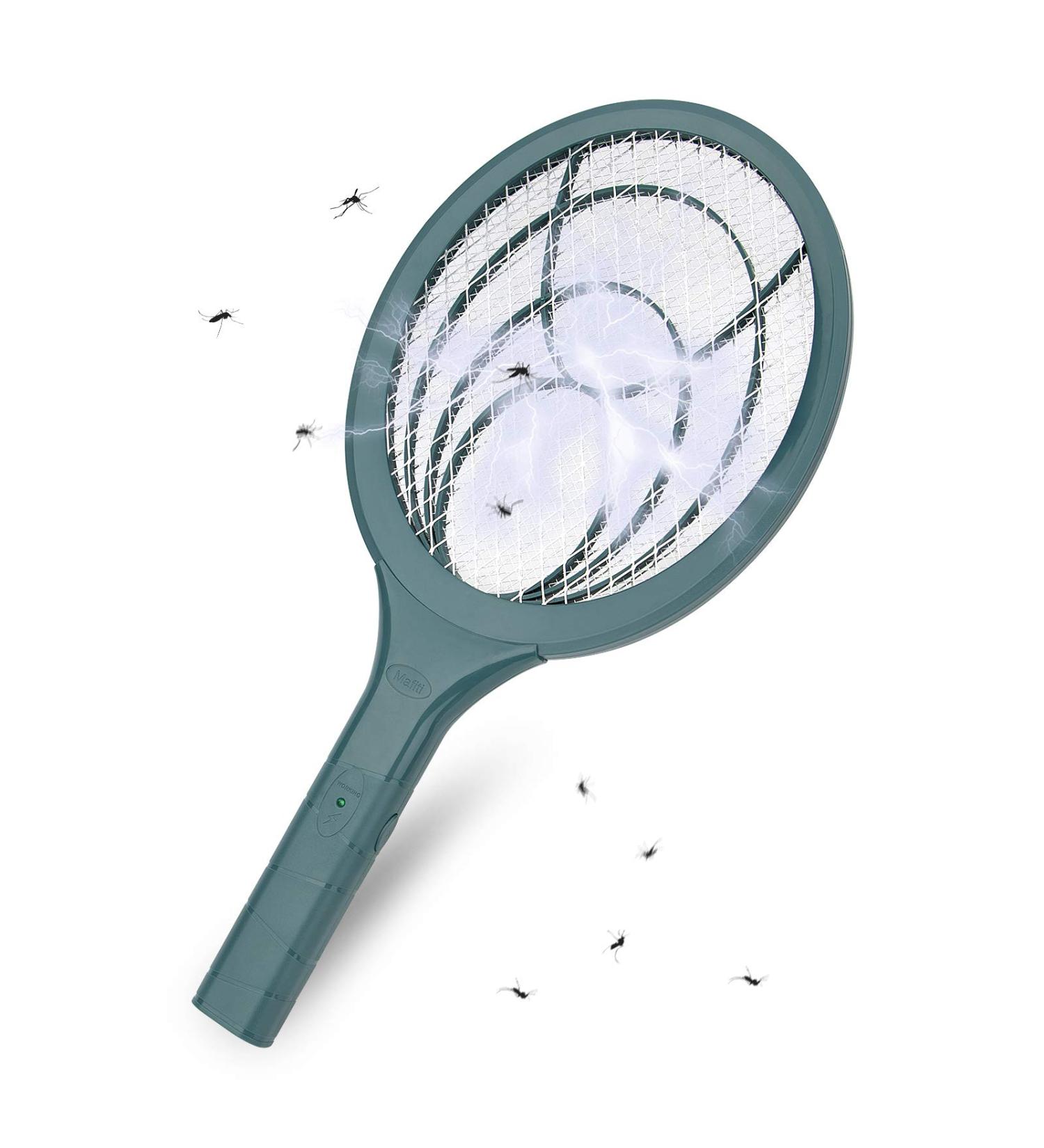 Mafiti Electric Fly Clapper - Toxin-Free Insect Killer with Removable Batteries | Ideal for Indoor & Outdoor Use (Dark Green) - Buy Online on GoSupps.com