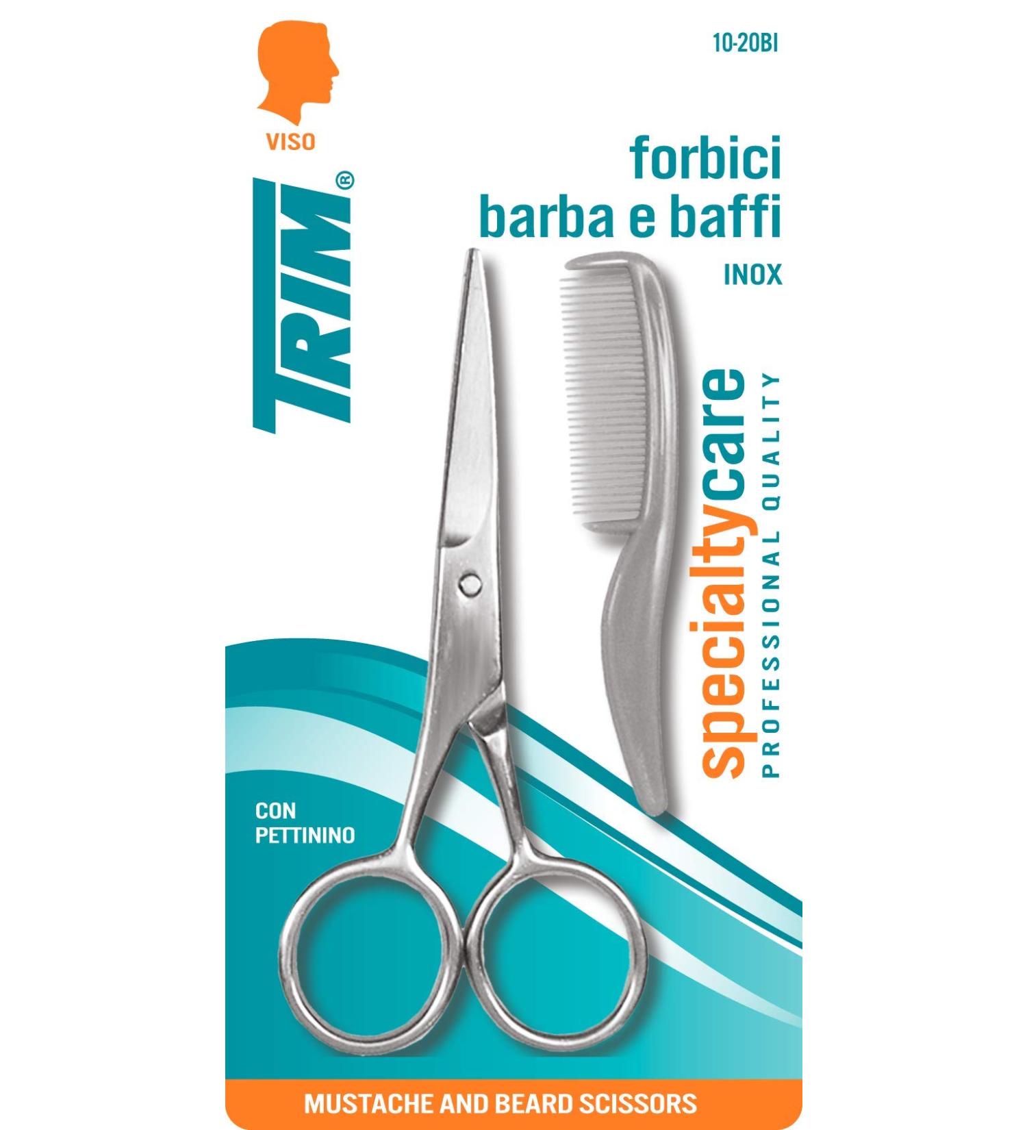 Trim Specialtycare Mustache/Beard 00717 Scissors and Comb - Precision Grooming Set - Buy Online on GoSupps.com