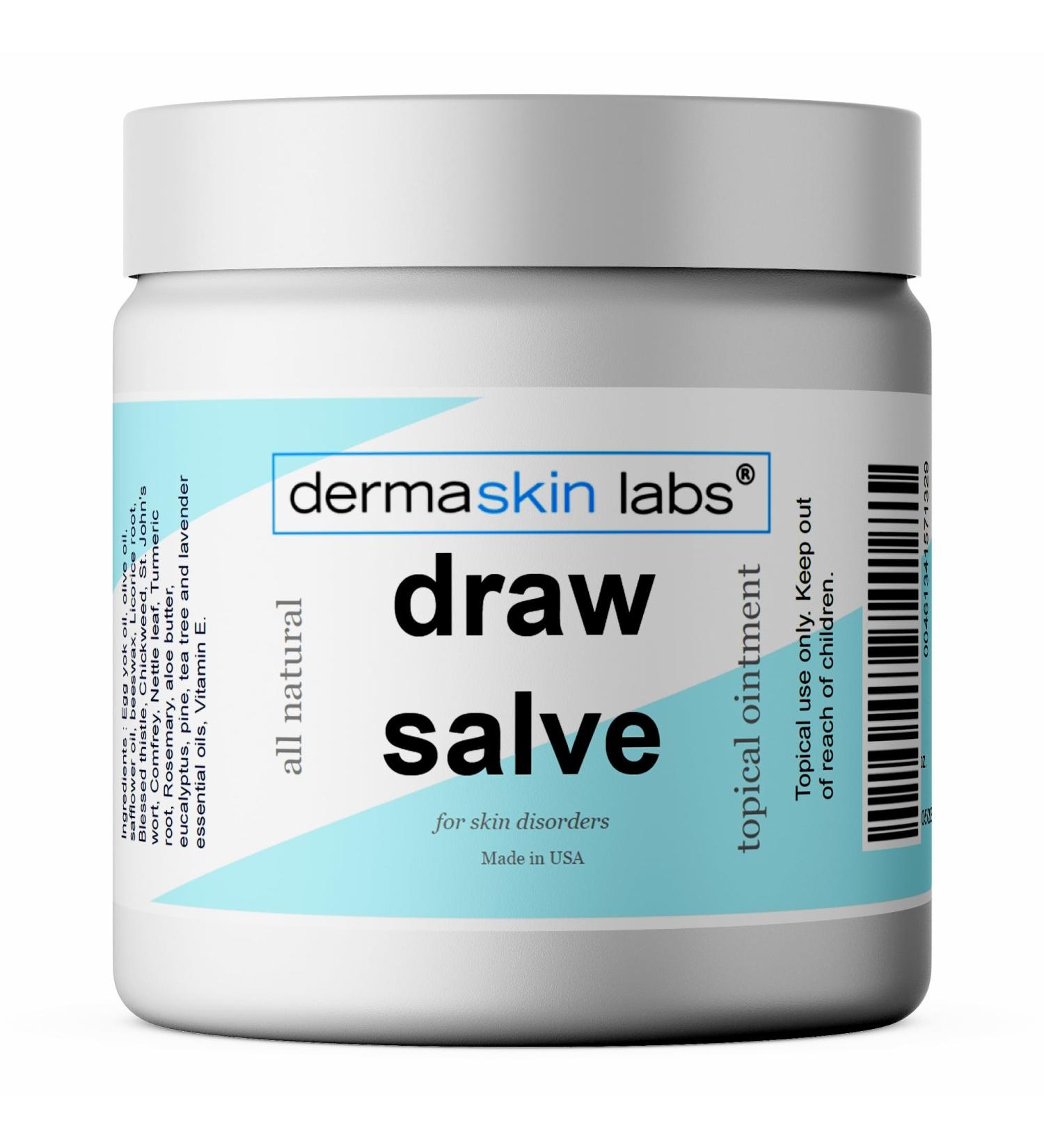 Drawing Salve for Boil Ease Cysts Splinters Burns Poison Ivy Ingrown Hair Fast Draw Ointment Made in the USA 4 Ounce (Pack of 1) - Buy Online on GoSupps.com