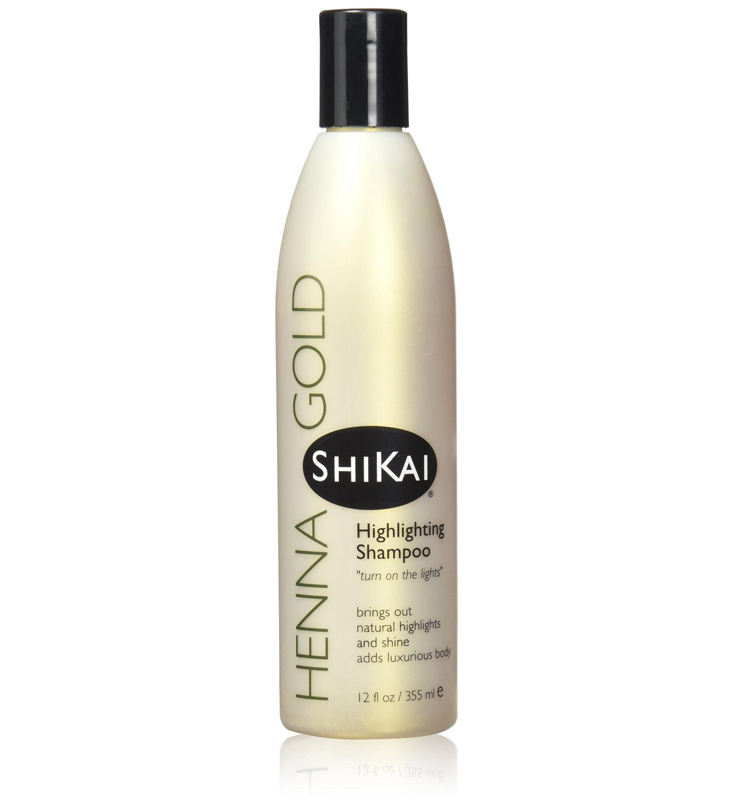 ShiKai Henna Gold Highlighting Shampoo - 12 oz | Natural Hair Care for Vibrant Highlights - Buy Online on GoSupps.com