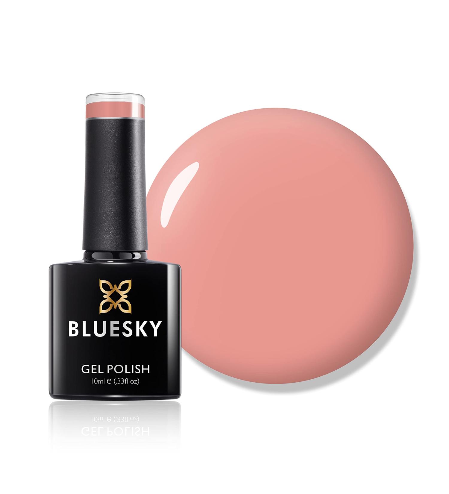 Bluesky Gel Nail Polish Salmon Run 80592 Pink Long Lasting Chip Resistant 10 ml (Requires Drying Under UV LED Lamp) - Buy Online on GoSupps.com