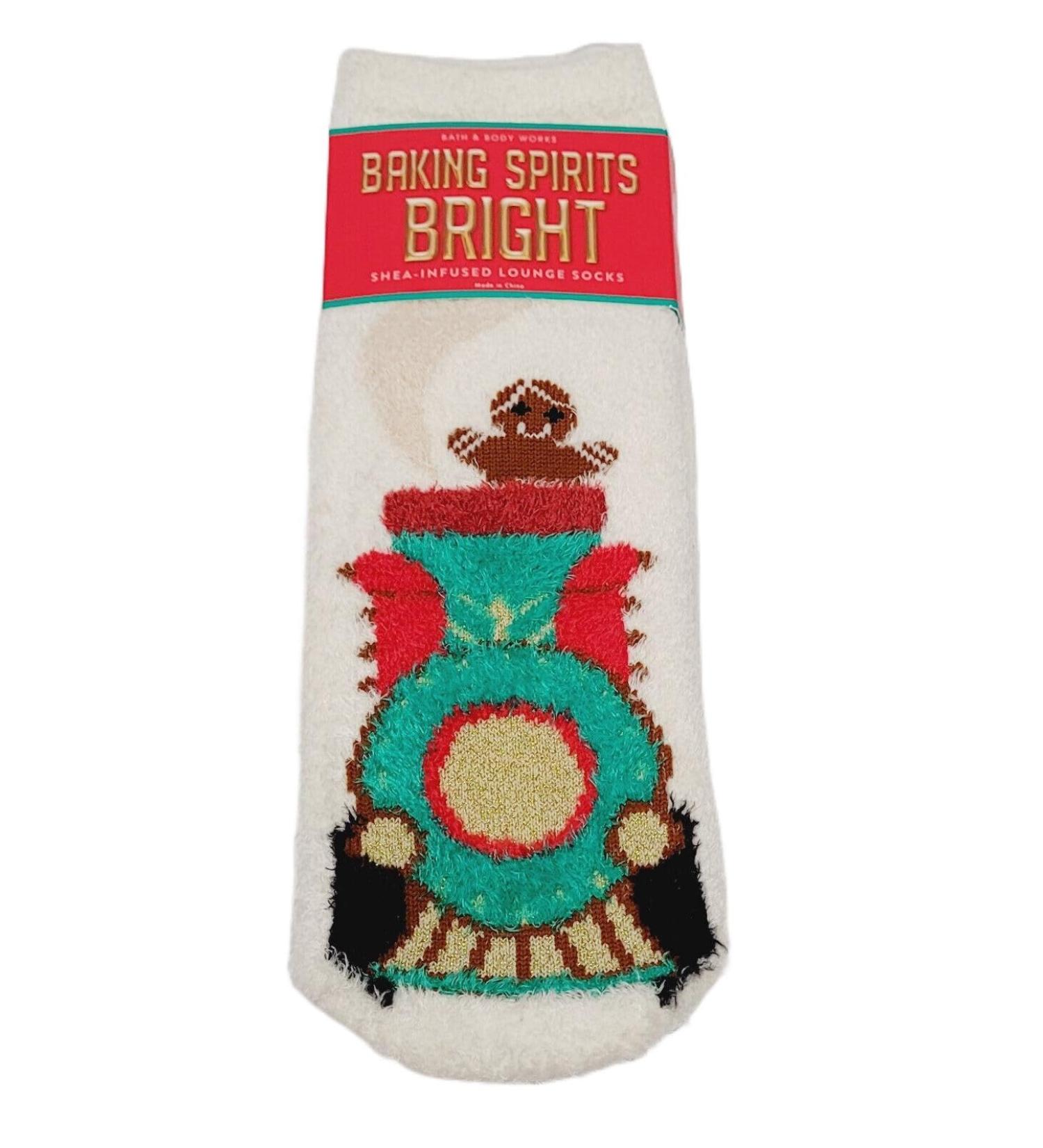 Bath & Body Works Baking Spirits Bright Gingerbread Shea Infused Socks Multi One size
