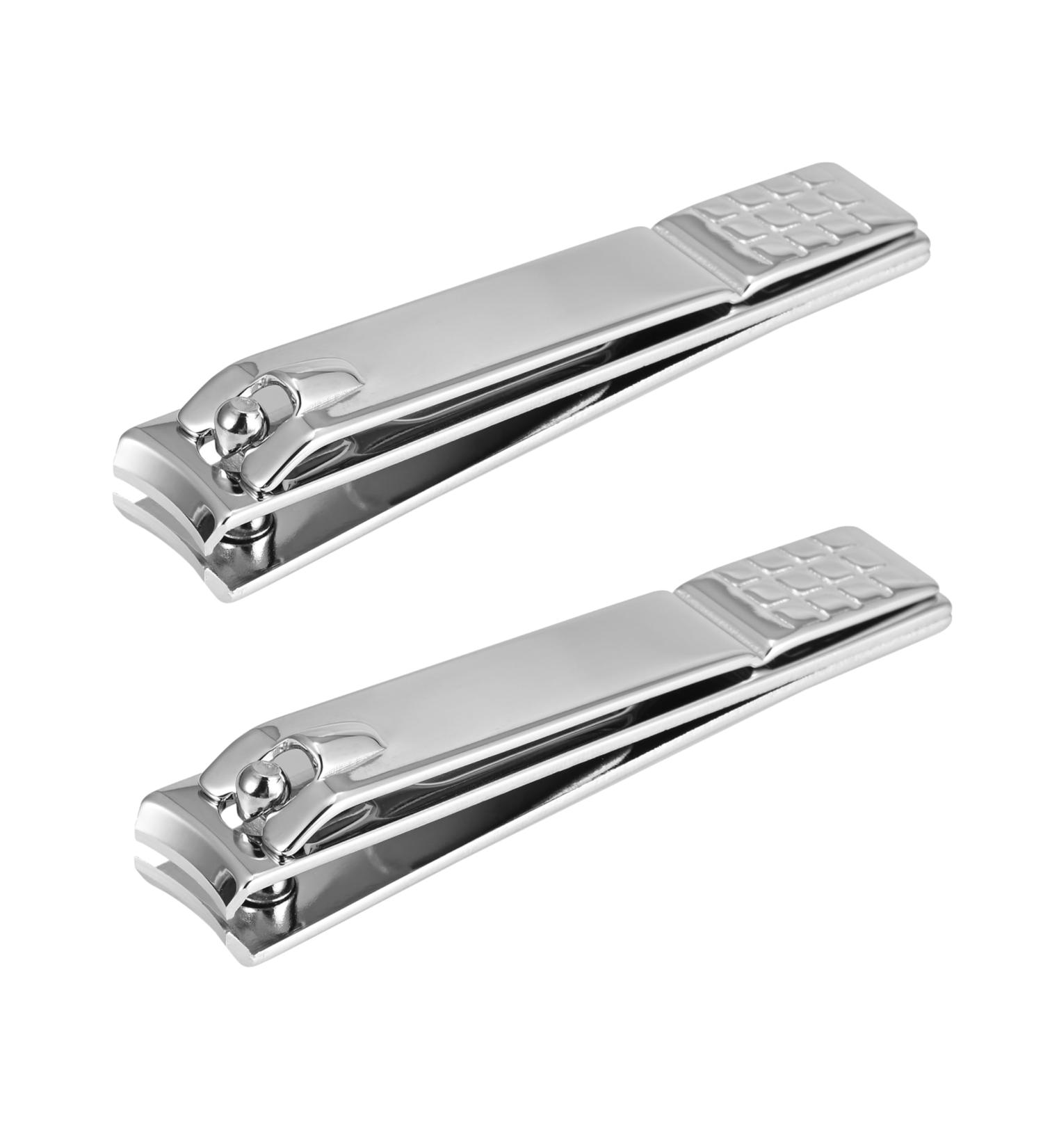 Buy Nail Clippers Set of 2 - Small & Large Nail Nippers for Toenails & Fingernails - International Shipping Available - Buy Online on GoSupps.com