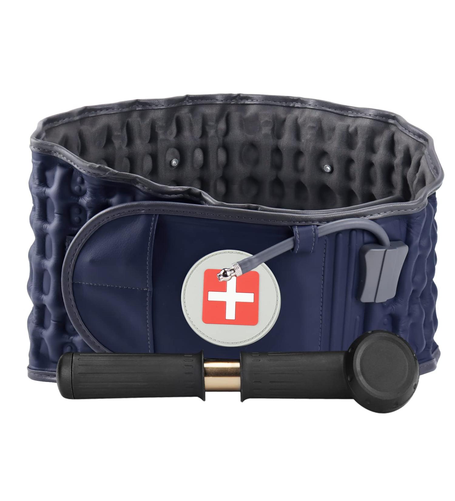 6xigouma Decompression Back Belt - Lumbar Support for Lower Back Pain Relief - Fits Waist Size 29-49 Inches (Blue) - Buy Online on GoSupps.com