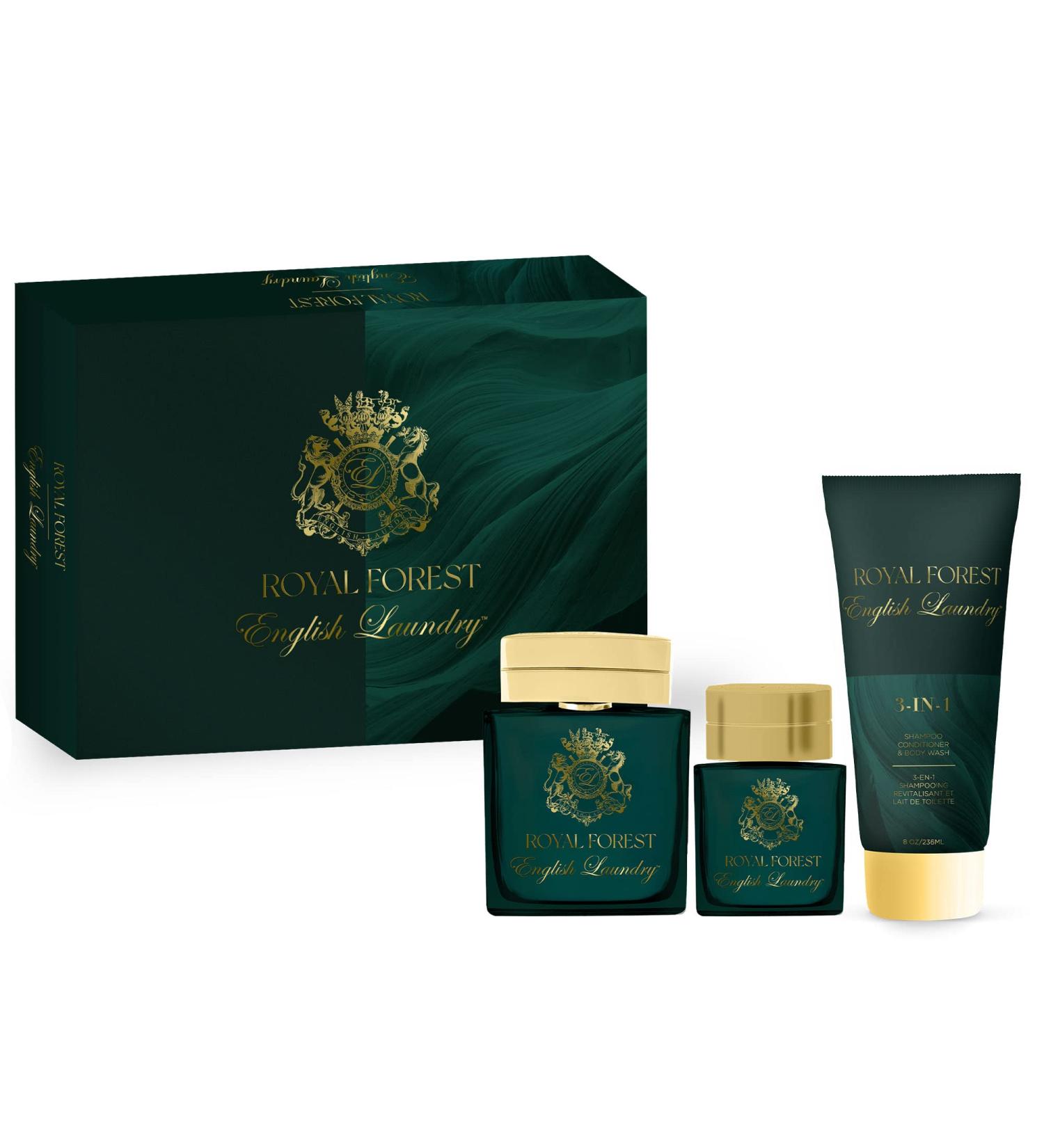 English Laundry Royal Forest 3 Piece Gift Set Eau de Parfum for Men - Buy Online on GoSupps.com