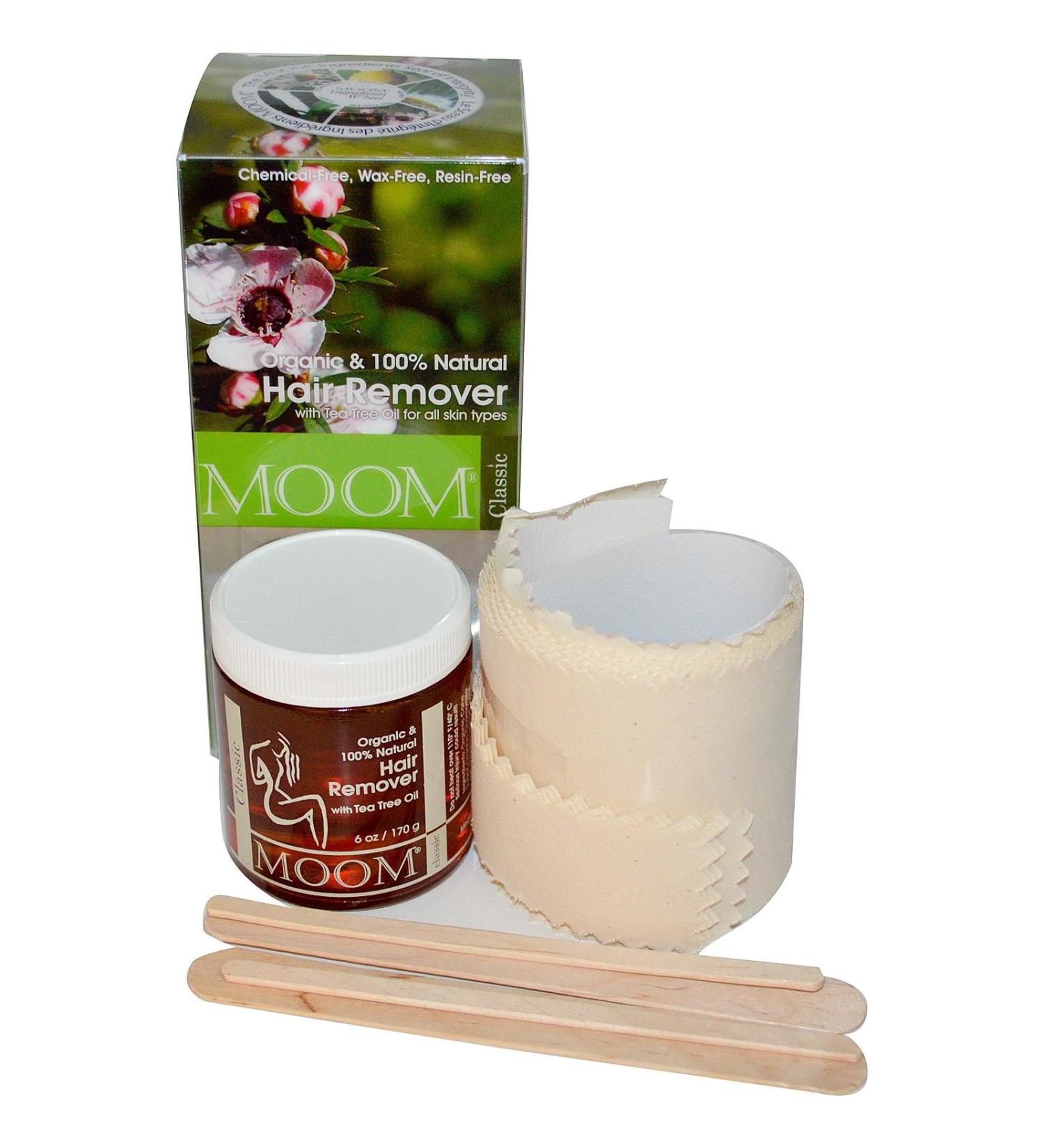 Moom Organic Hair Remover with Tea Tree Oil Classic 6 oz (170 g)