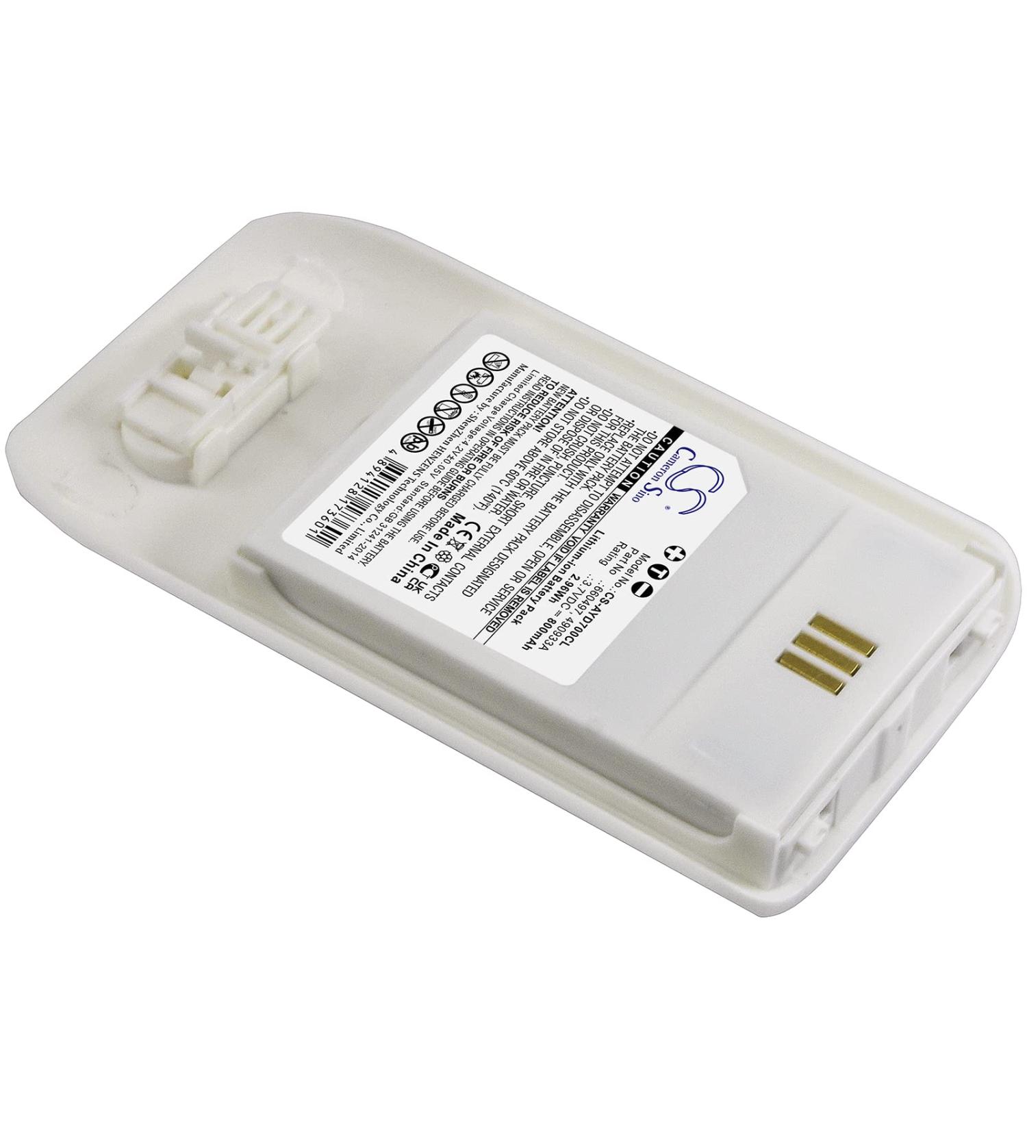 Replacement Battery for Ascom D63 DECT 3735 DH7 - 800mAh/3.7V | International Shipping Available - Buy Online on GoSupps.com