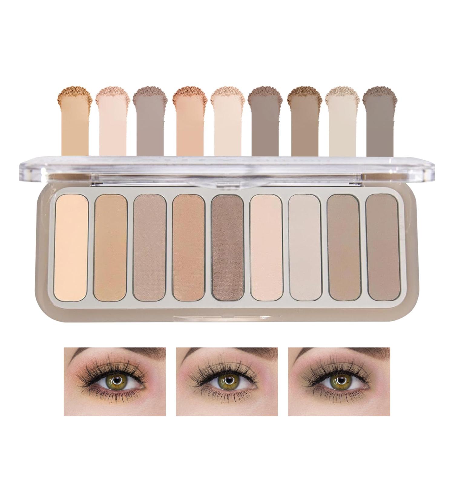 9 Colors Eyeshadow Palette Matte Nude Eye Makeup Palette Ultra-Blendable Long Lasting High Pigmented Waterproof Nudes Neutral Smooth Eye Shadow Palette for Women Natural Charming Looking #03 9 Colors #03 - Buy Online on GoSupps.com