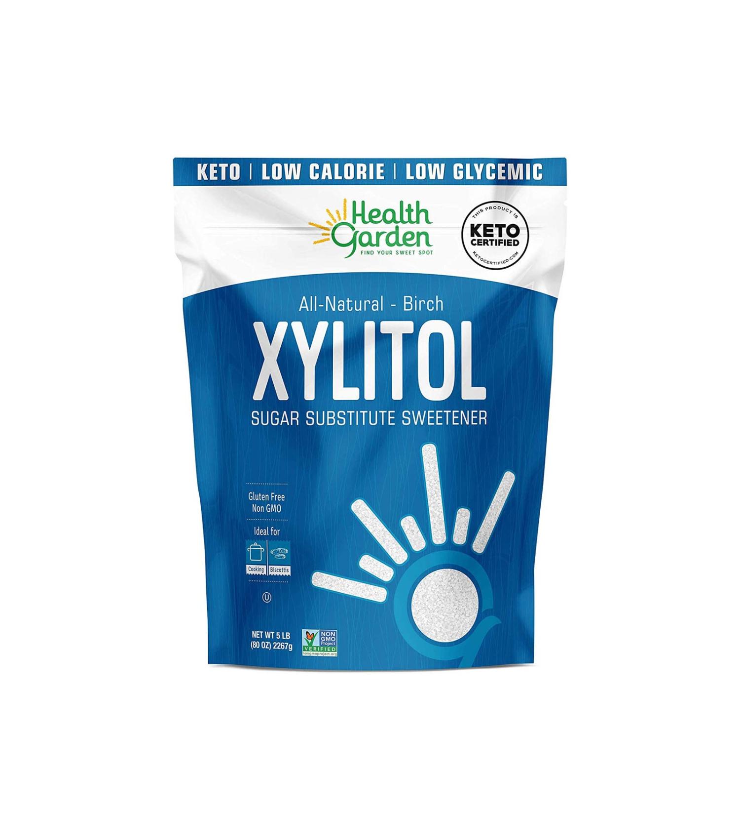 Health Garden Birch Xylitol Sweetener - Non GMO - Kosher - Made in USA - Keto Friendly | 5 lbs - Buy Online on GoSupps.com