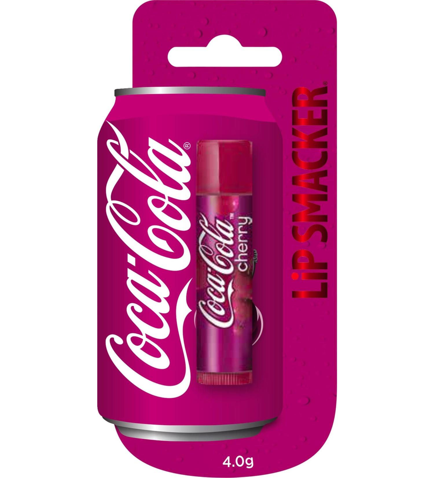 Lip Smacker Coca Cola Cherry Coke Flavored Lip Balm Inspired by Coca-Cola Moisturizing and Refreshing Single Blister - Buy Online on GoSupps.com