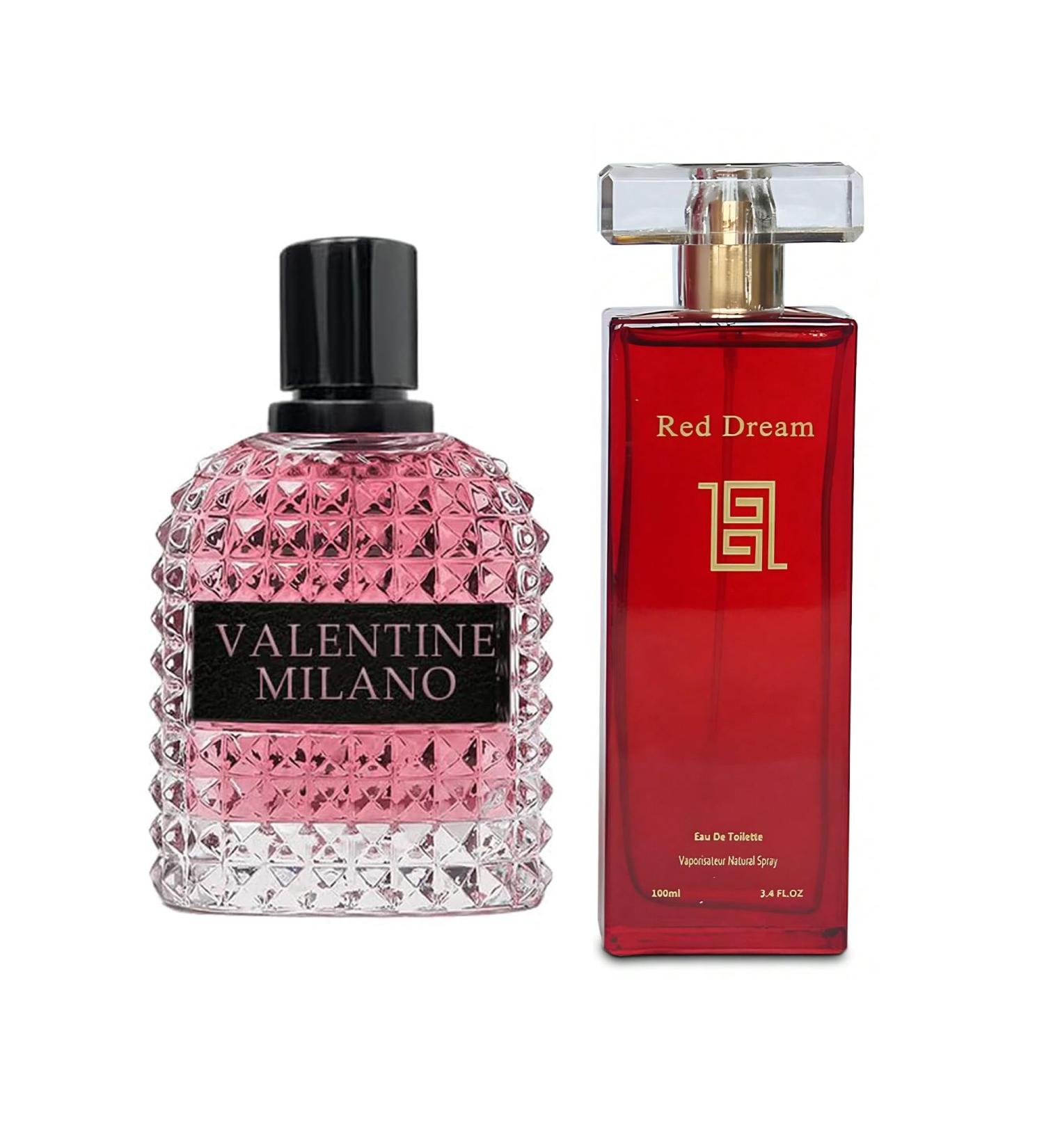 Women's Perfume Combo Set Milano Women&Red Dream Floral Fruity Fragrance Eau De Parfum Elegant 100ml Bottle Natural Spray Each for Daily Used Milano&Red Dream - Buy Online on GoSupps.com