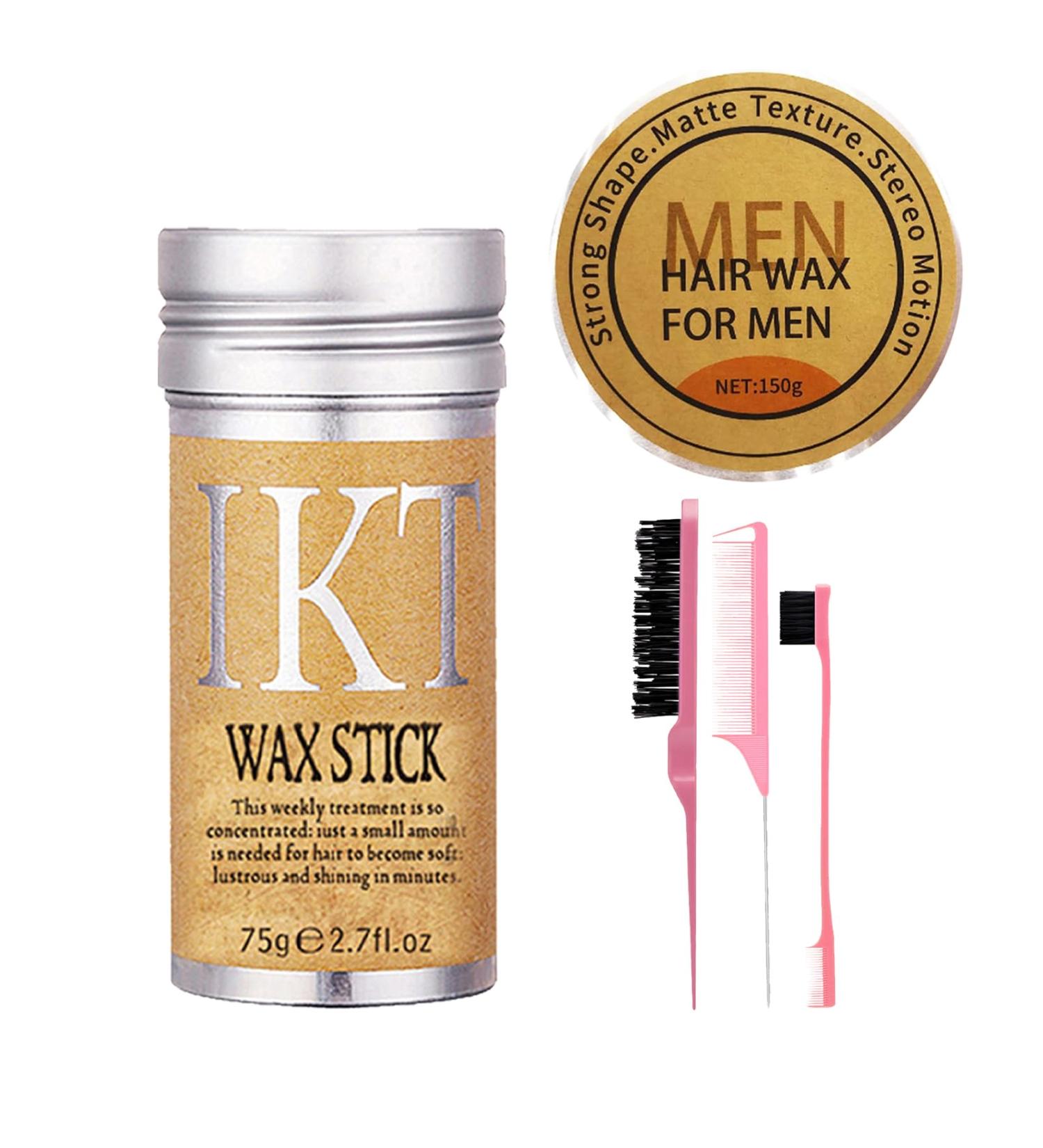 Smooth Wigs Edge Control Stick 4Pcs Set | Hair Wax Styling for Anti-Frizz & Flyaways | Non-Greasy Pomade Stick - Unisex - Buy Online on GoSupps.com