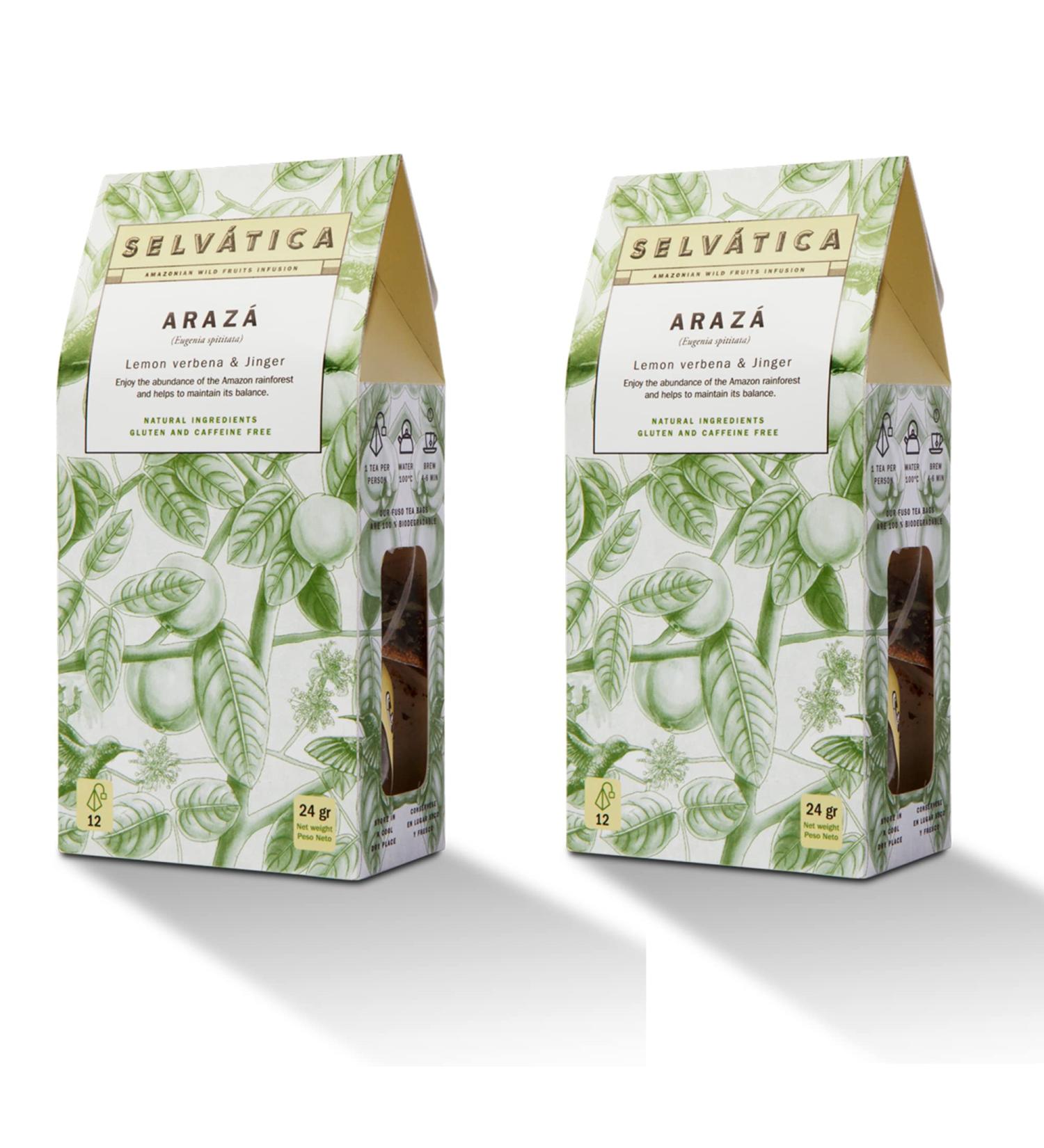 Araza Amazonian Infusions Blend by SELVATICA | 12 Tea Bags in Carton Box - Pack of 2 - Buy Online on GoSupps.com