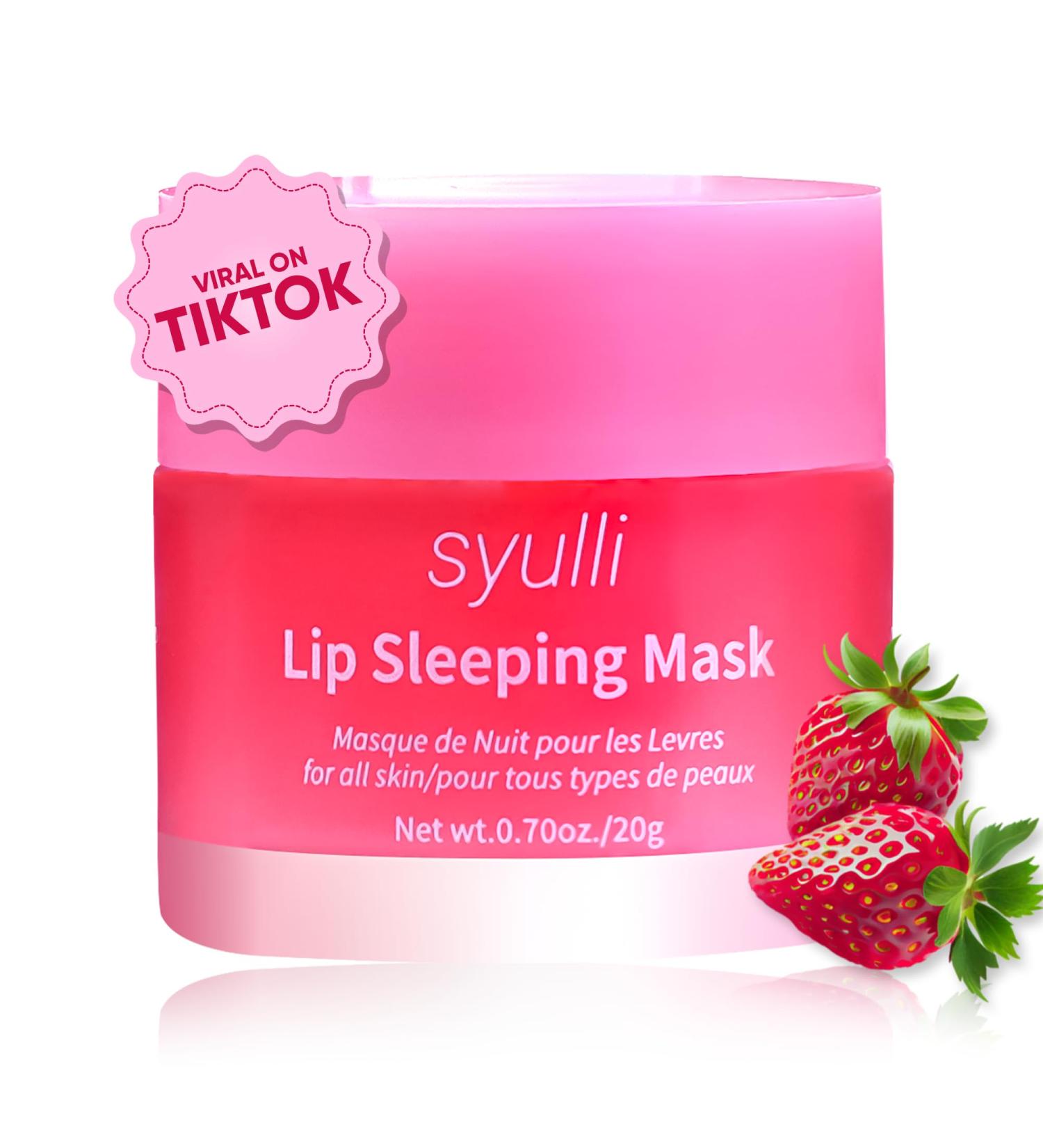 Organic Vitamin C Sleeping Lip Mask | Hydrate & Repair Overnight Lip Care for Men & Women | Nourishing Treatment for Cracked & Dry Lips - Buy Online on GoSupps.com
