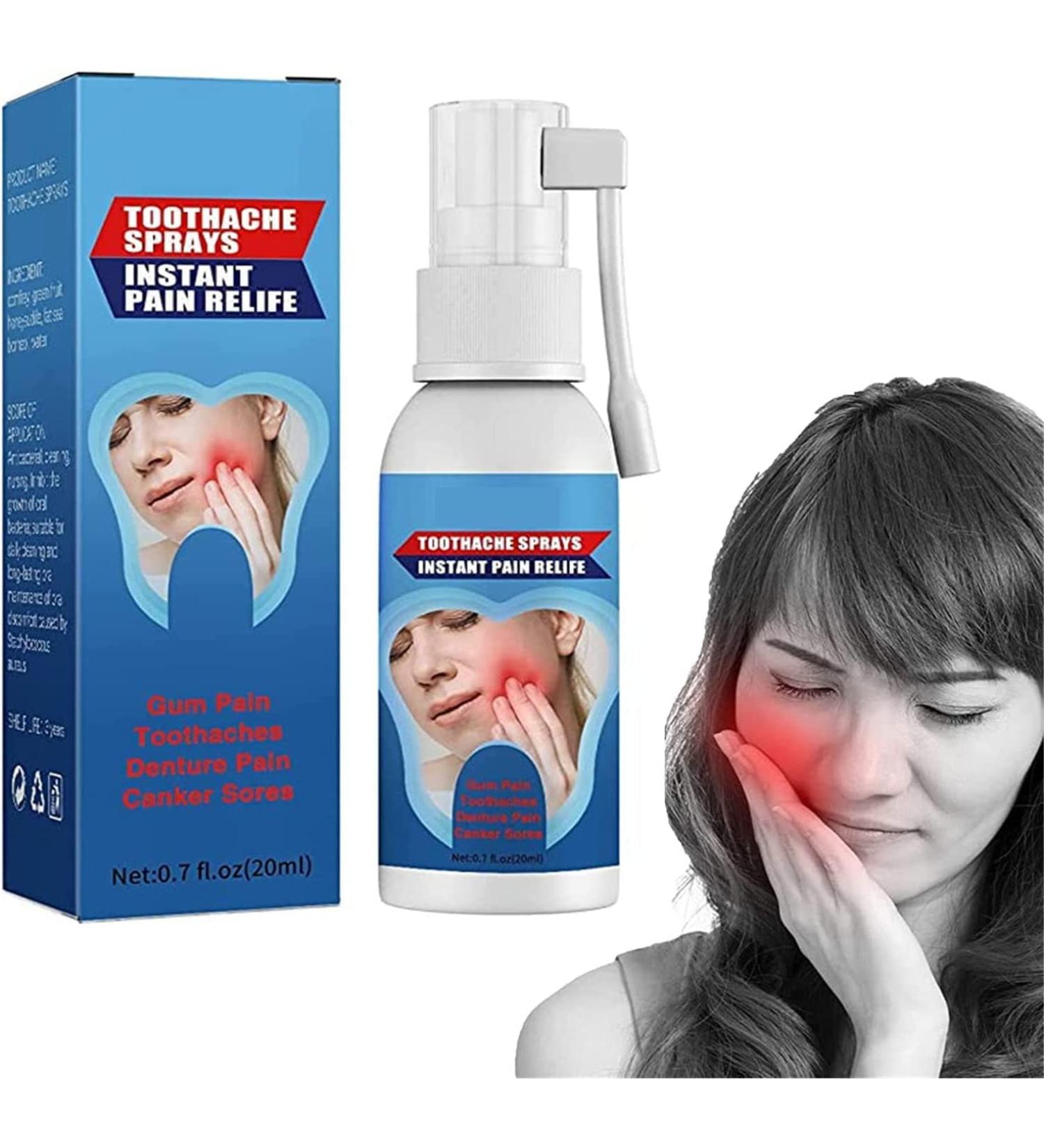 20ml Toothache Relief Spray - Effective Dental Pain Treatment for Teeth & Gums (2PCs) - Buy Online on GoSupps.com