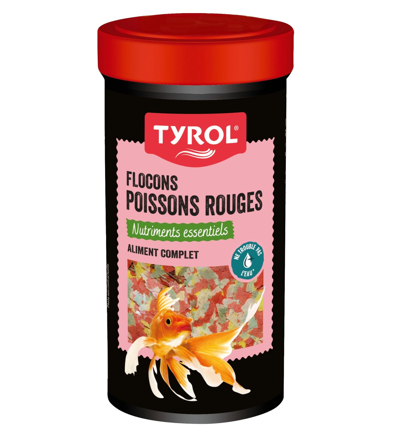 Tyrol | Goldfish Flakes | Goldfish Food | Complete Food Based on Essential Nutrients | Cereals and Vegetable Protein Extracts