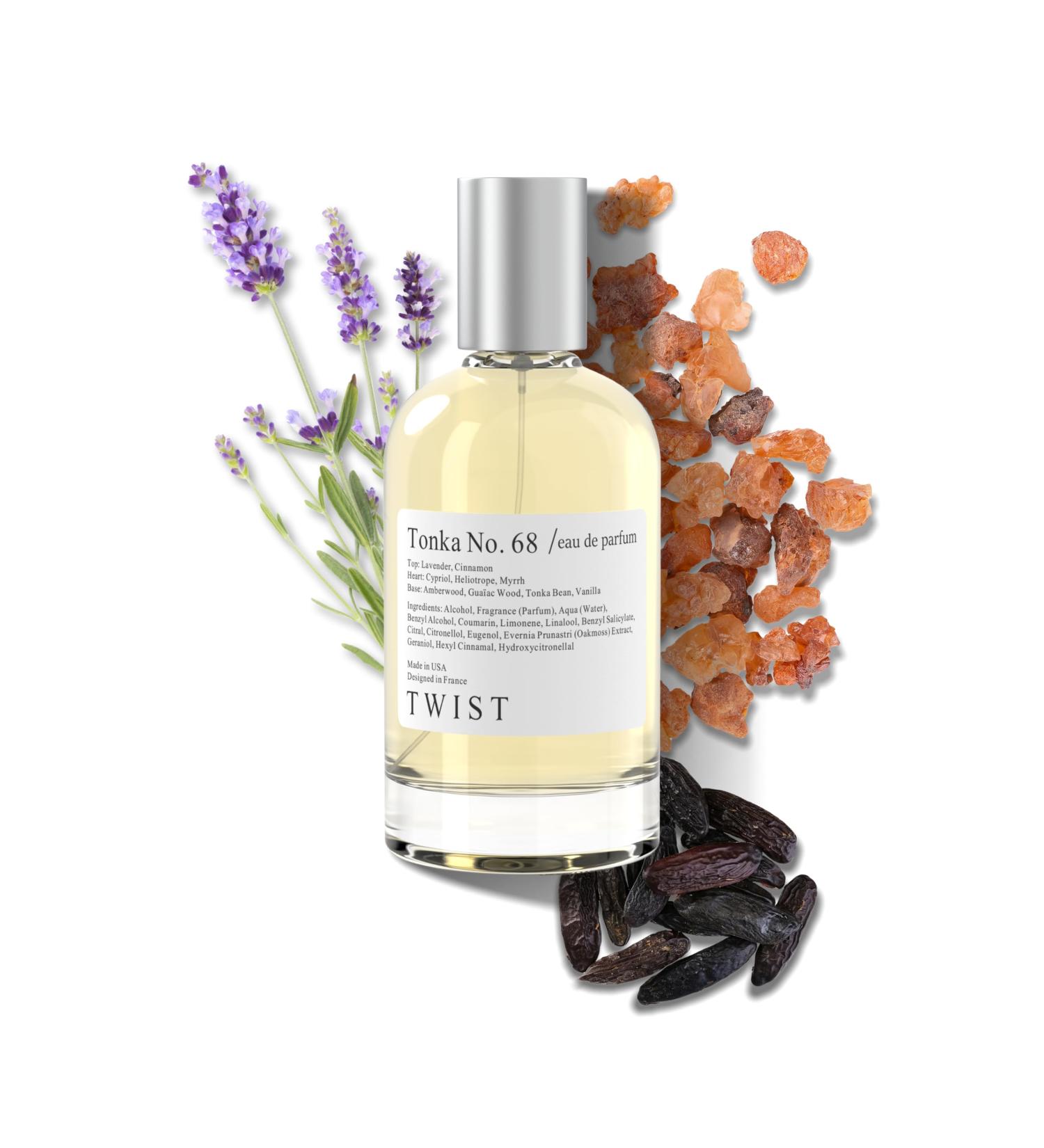 Twist Tonka No. 68 - Eau De Parfum Inspired by J. Malone Myrrh & Tonka Cologne Long-Lasting Perfume For Women & Men Paraben Free Vegan Clean Ingredients Unisex - Spray 100 ml | 3.4 fl. oz. Tonka No. 68 - Inspired by JM Myrrh & Tonka 3.4 Fl Oz (Pack of 1) - Buy Online on GoSupps.com