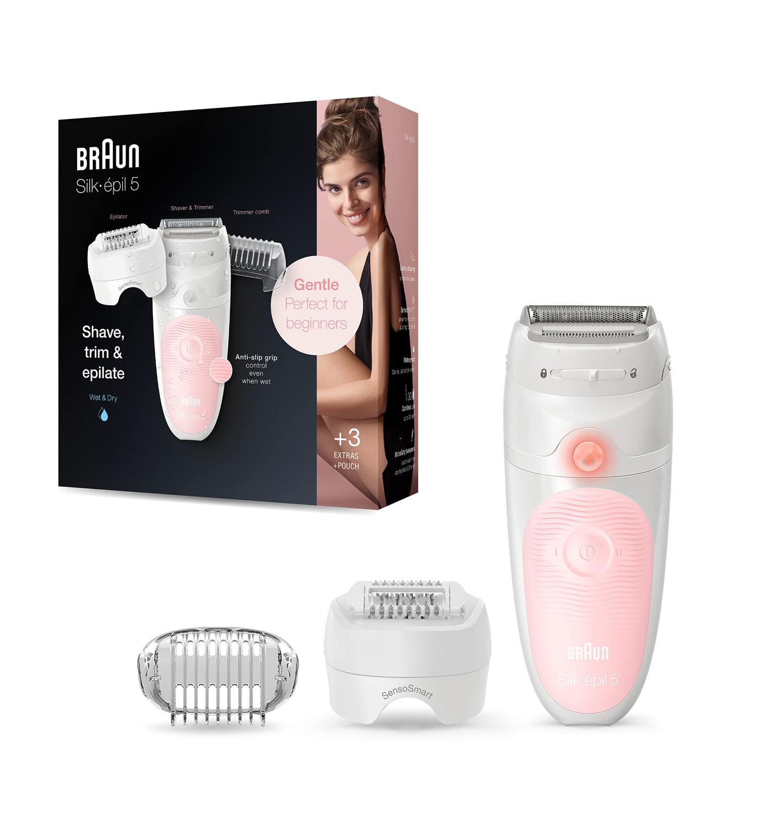 Braun Silk-epil 5-620: Women's Cordless Rechargeable Hair Removal Set - Buy Online on GoSupps.com