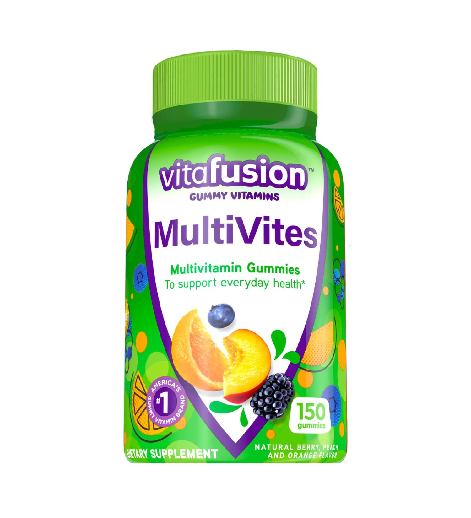 Vitafusion MultiVites Gummy Vitamins 150ct - Pack of 1 | 150 Count - Buy Online on GoSupps.com