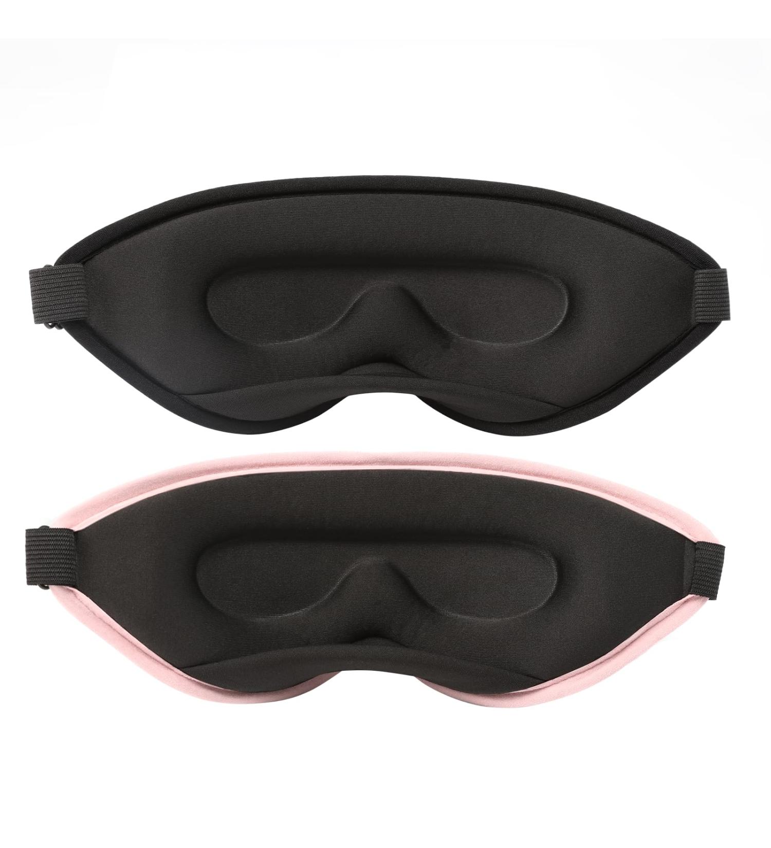 3D Sleep Mask for Side Sleepers - 100% Light Blocking & Breathable Eye Cover for Men & Women - Buy Online on GoSupps.com
